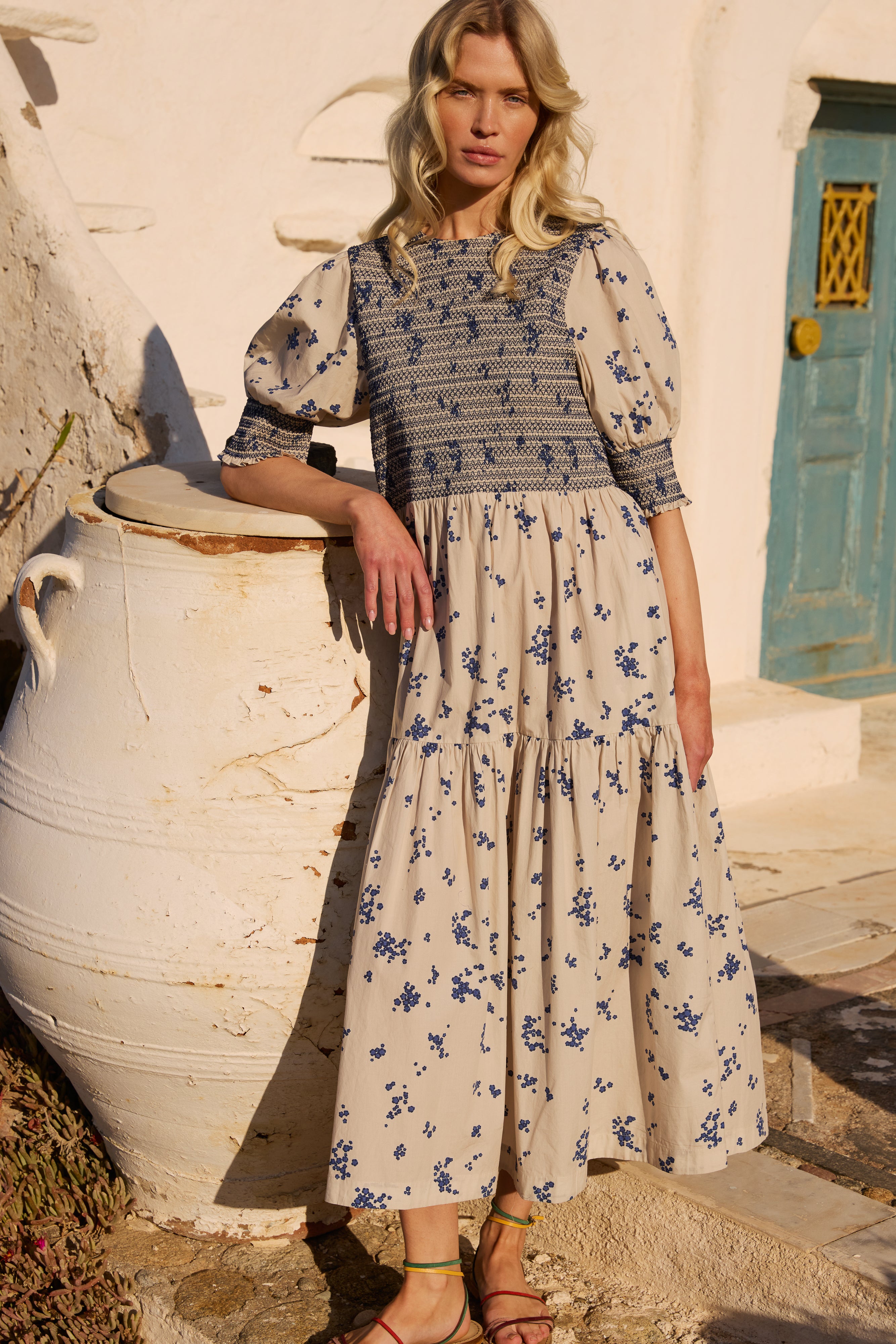Quinn Dress- Alyssum Cream