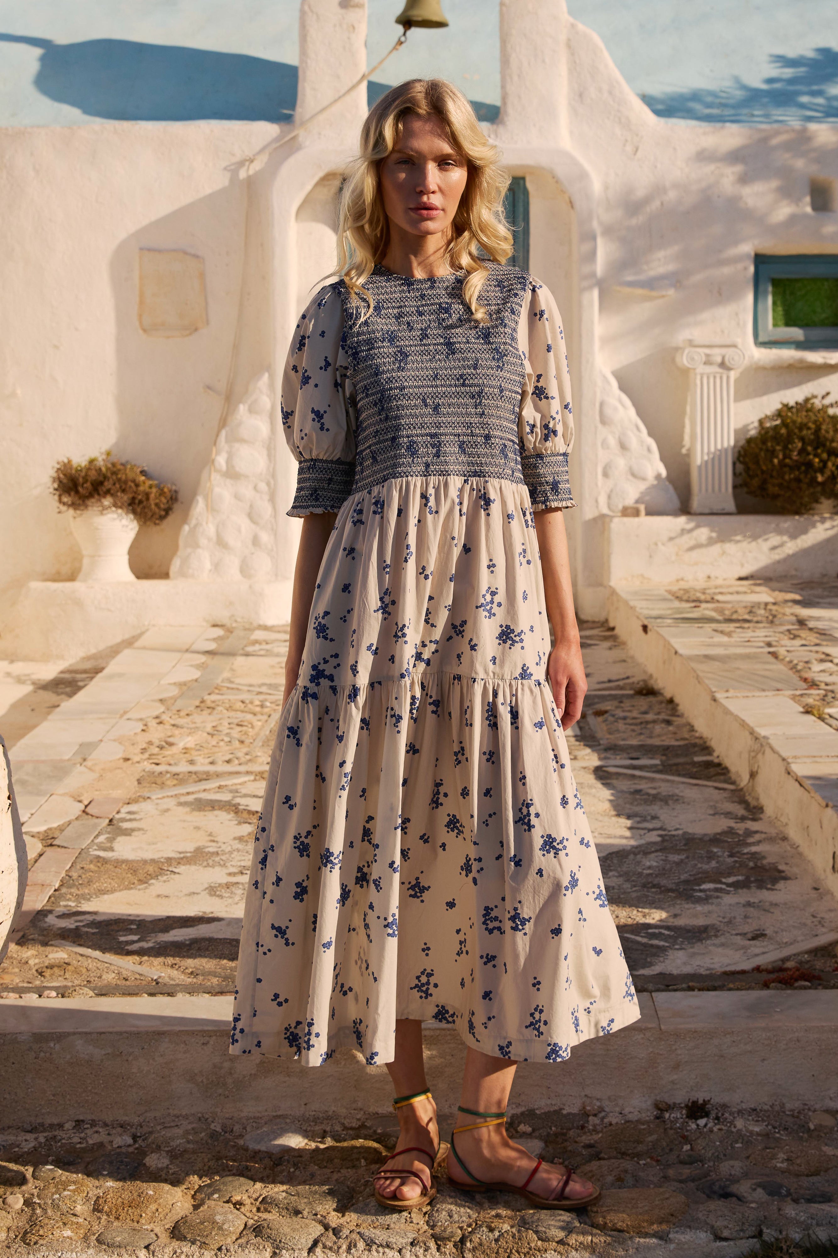 Quinn Dress- Alyssum Cream