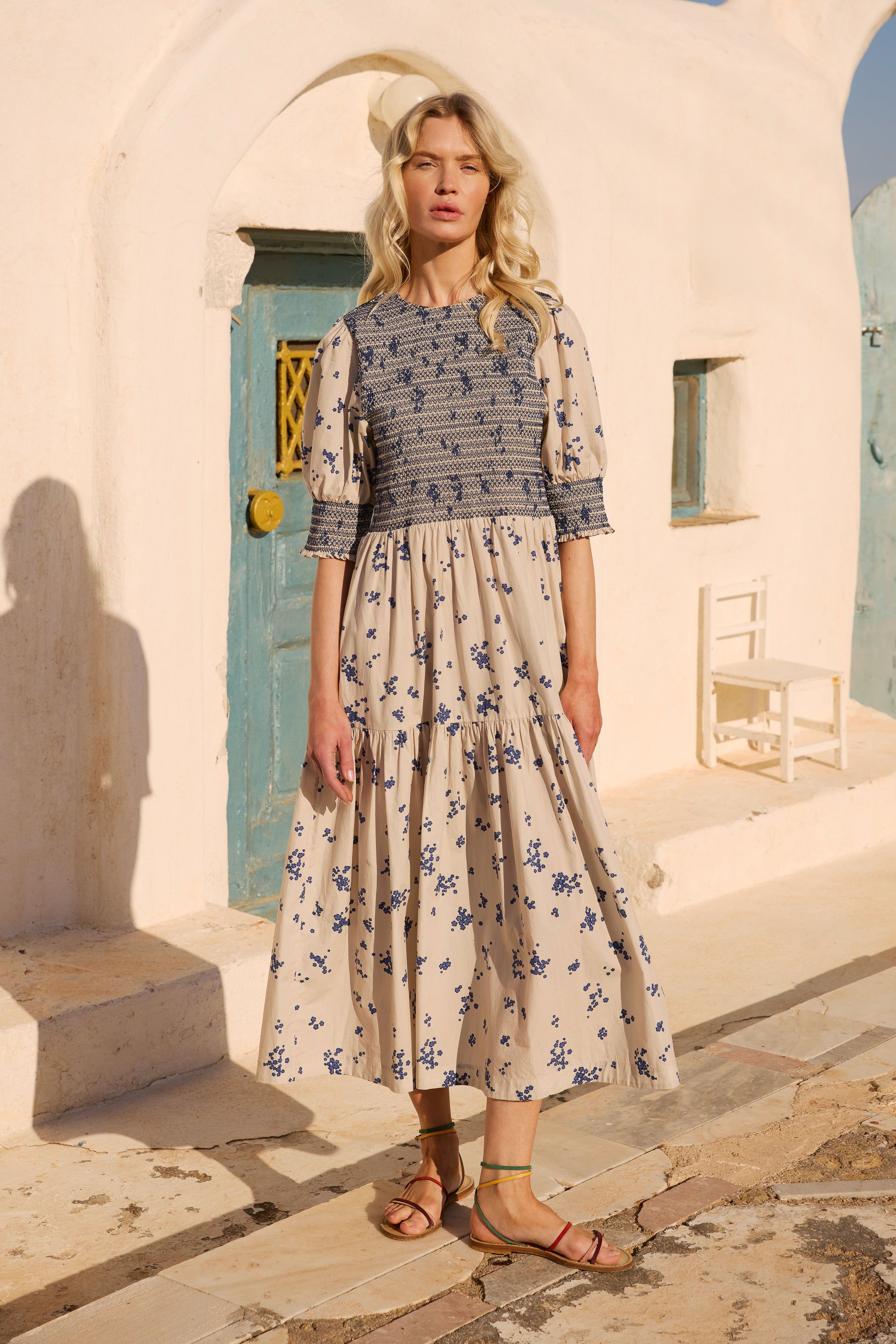Quinn Dress- Alyssum Cream