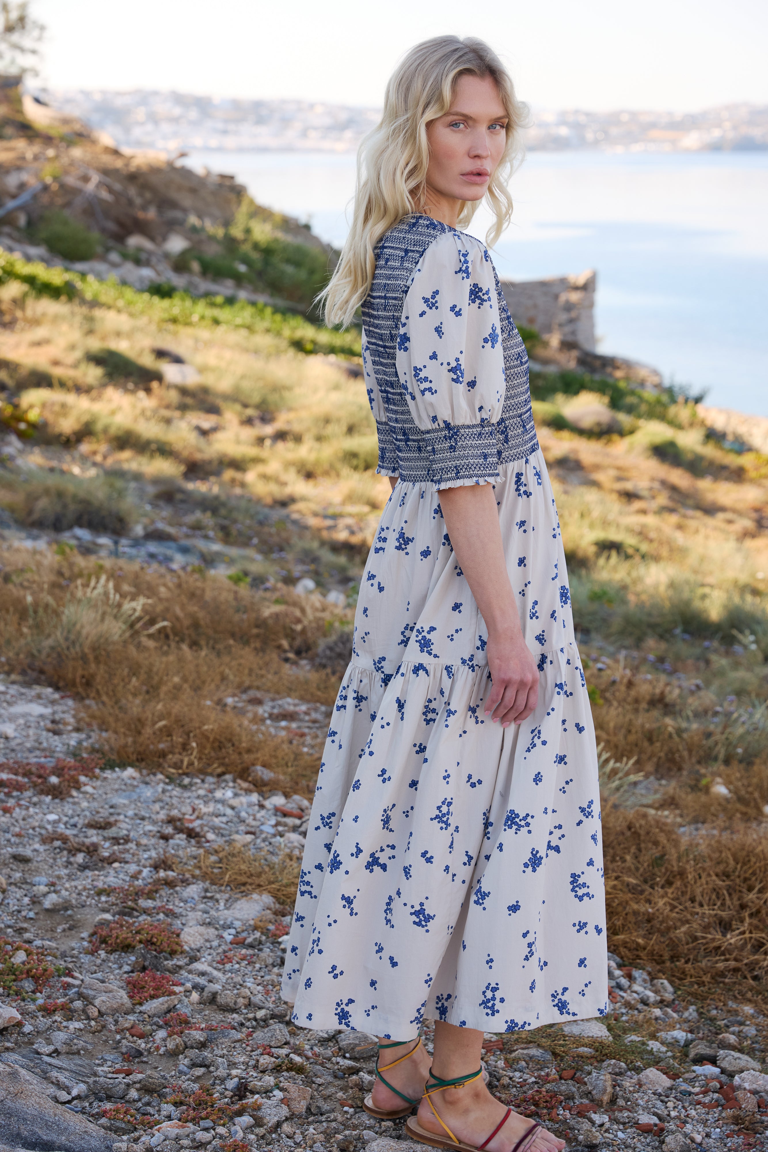 Quinn Dress- Alyssum Cream