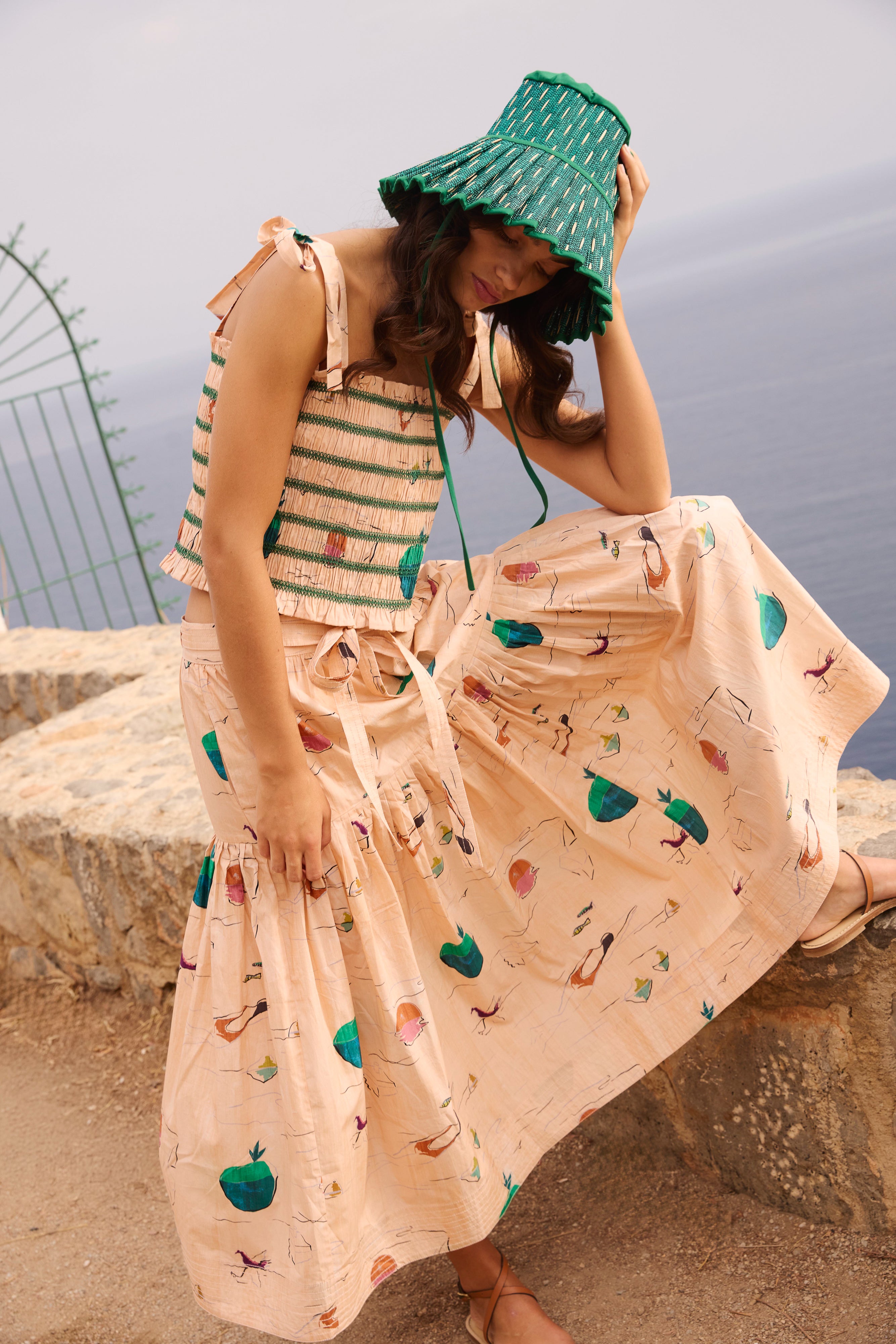 Ginny Skirt- Dip Green