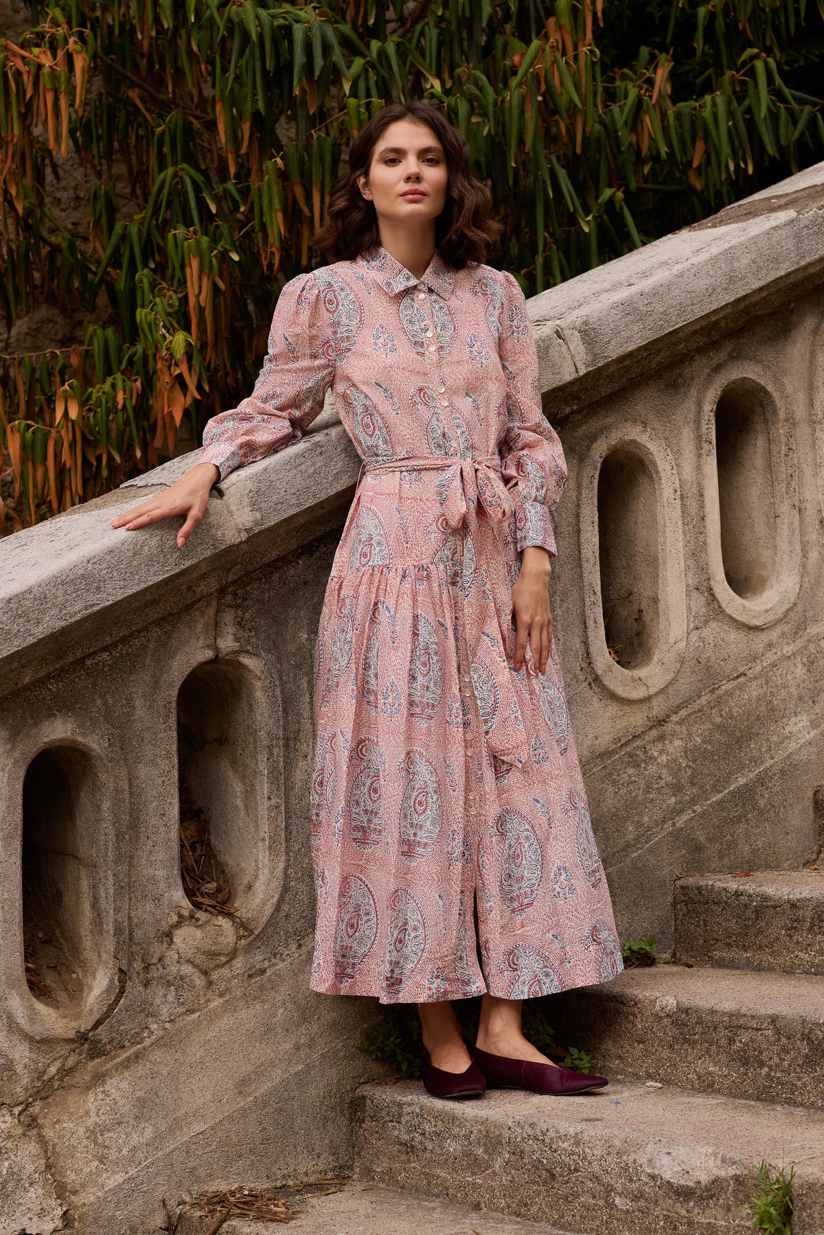 Nora Dress- Samode Wine