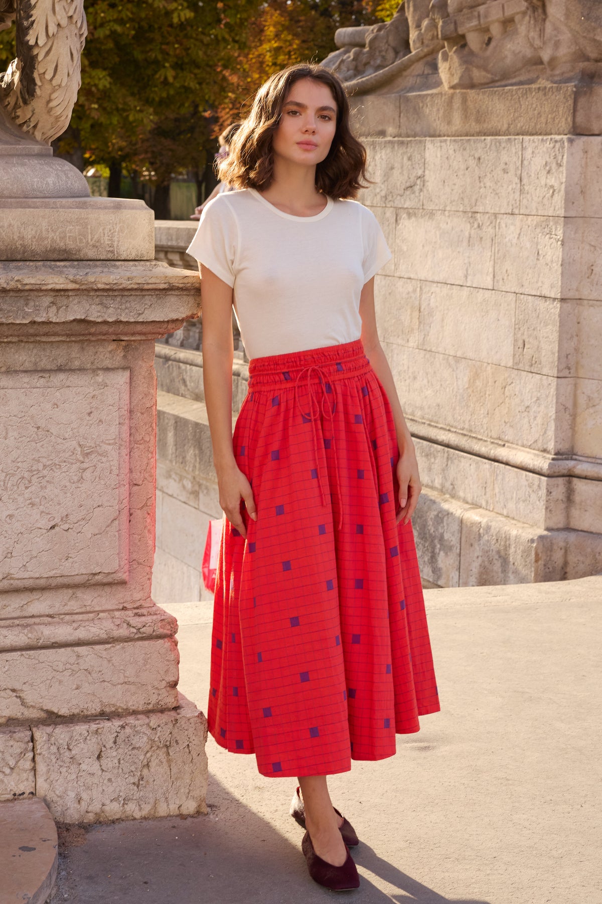 Rina Skirt- Samur Red