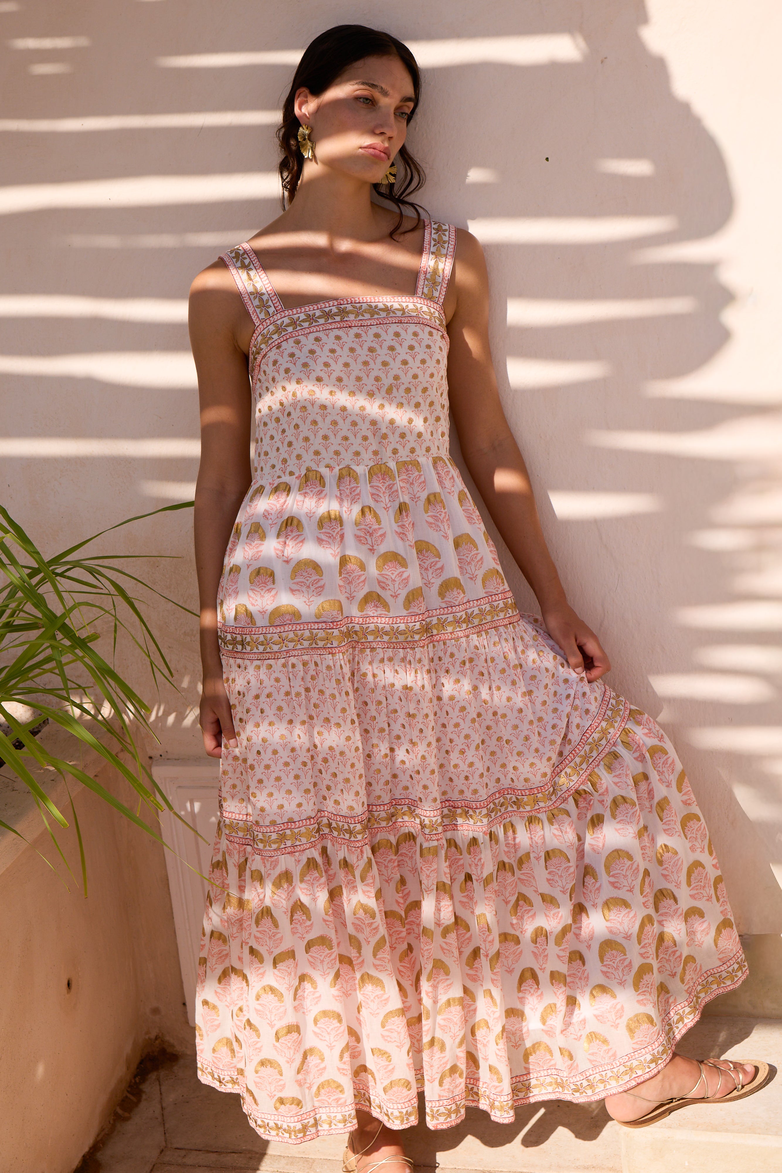 Strappy Maxi- Arbor Coral