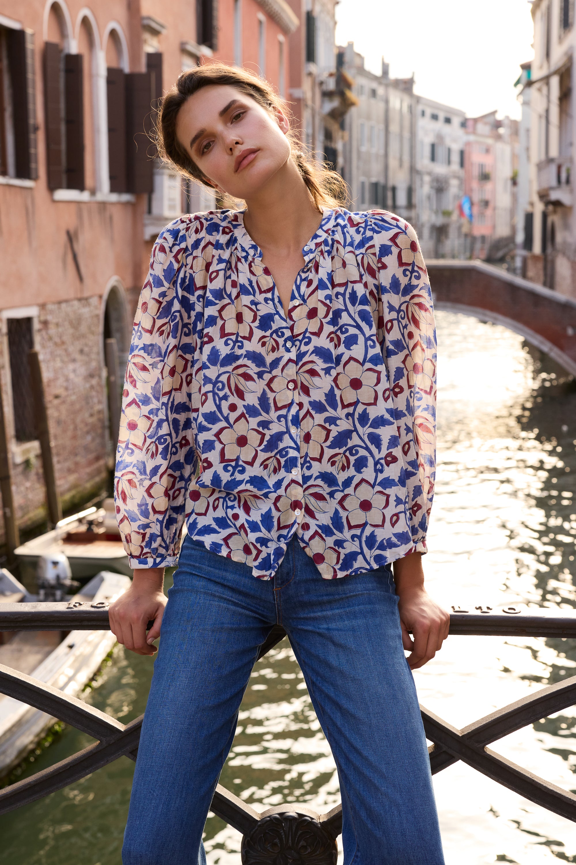 Marni Blouse- Kildare Blue