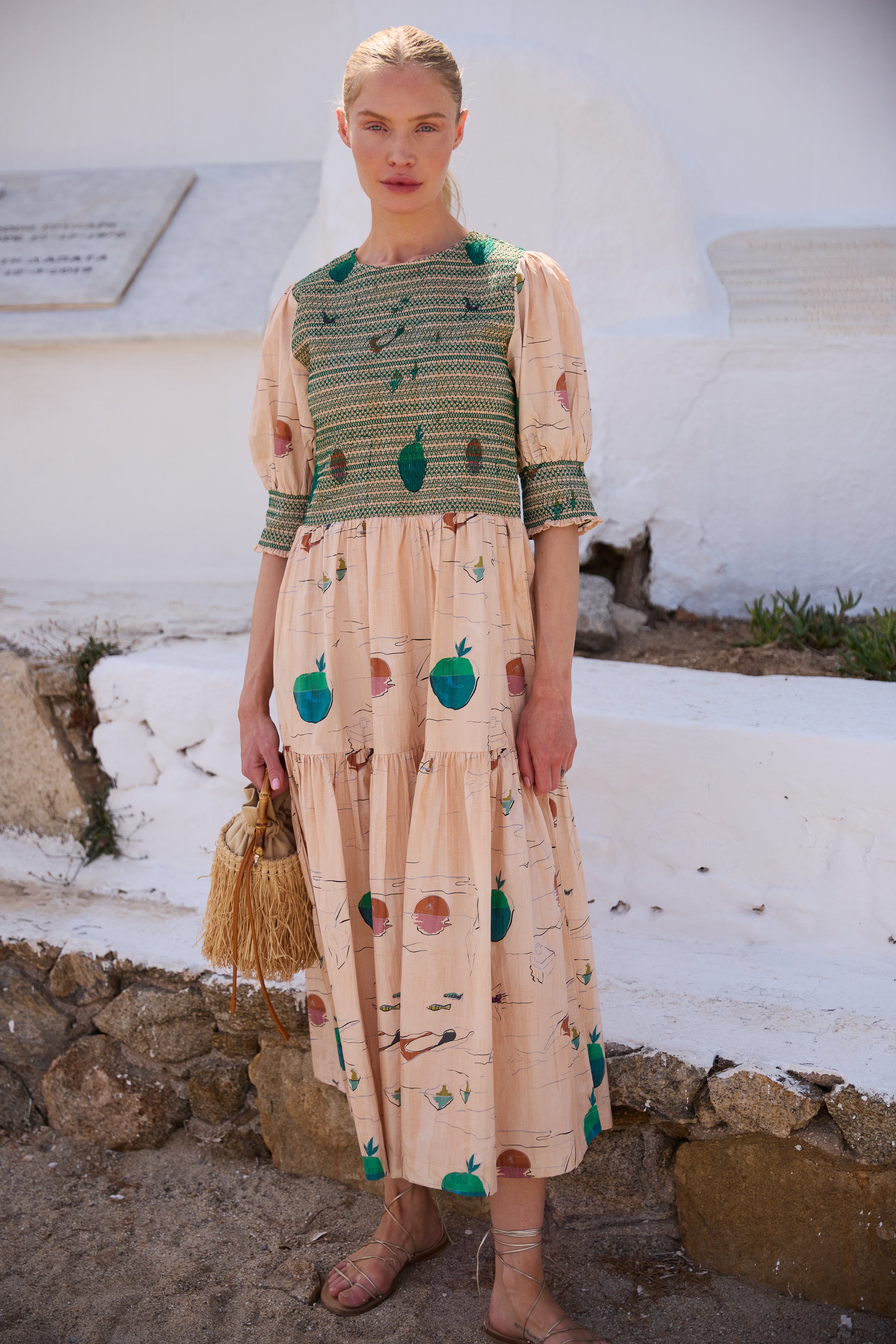 Quinn Dress- Dip Green