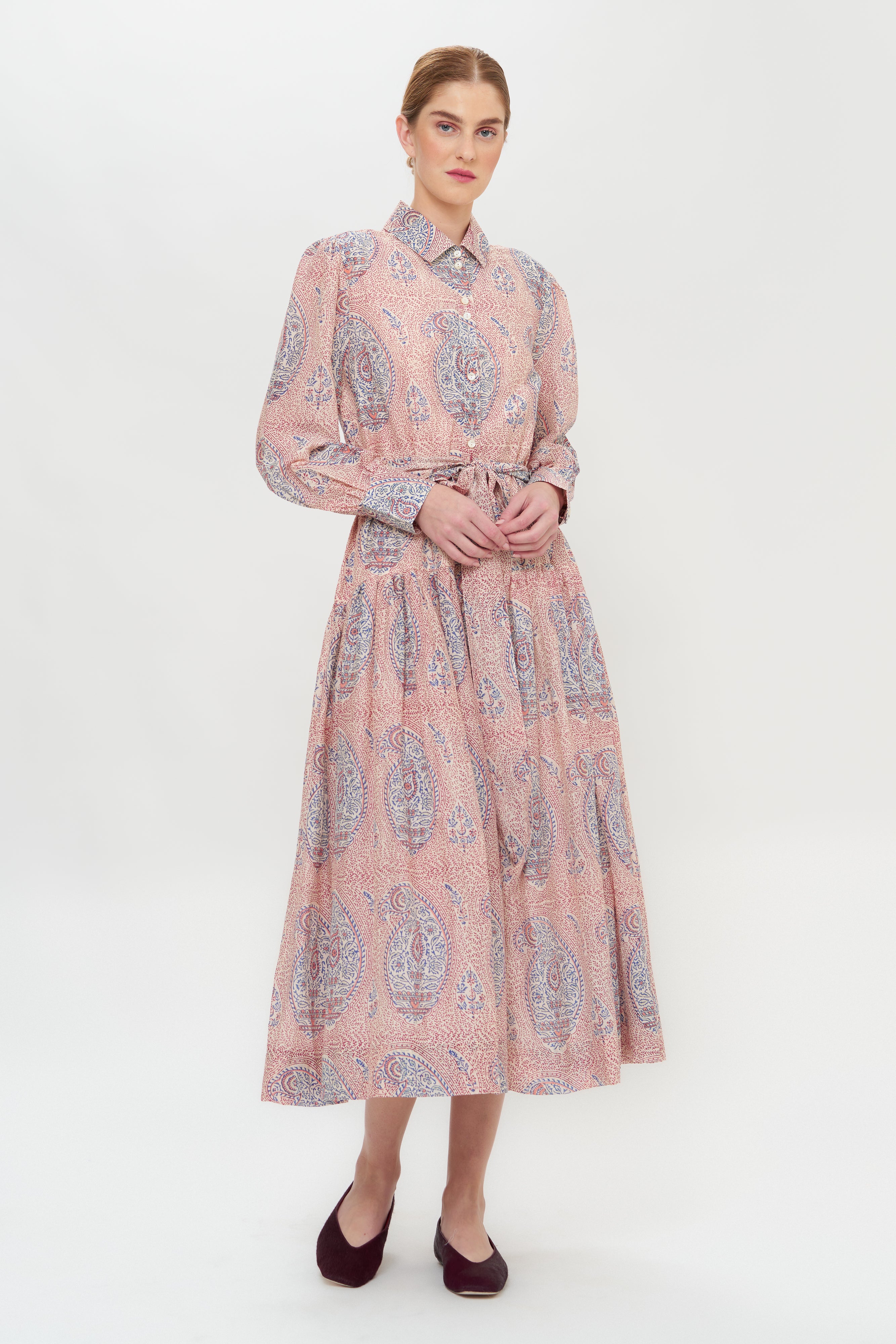 Nora Dress- Samode Wine