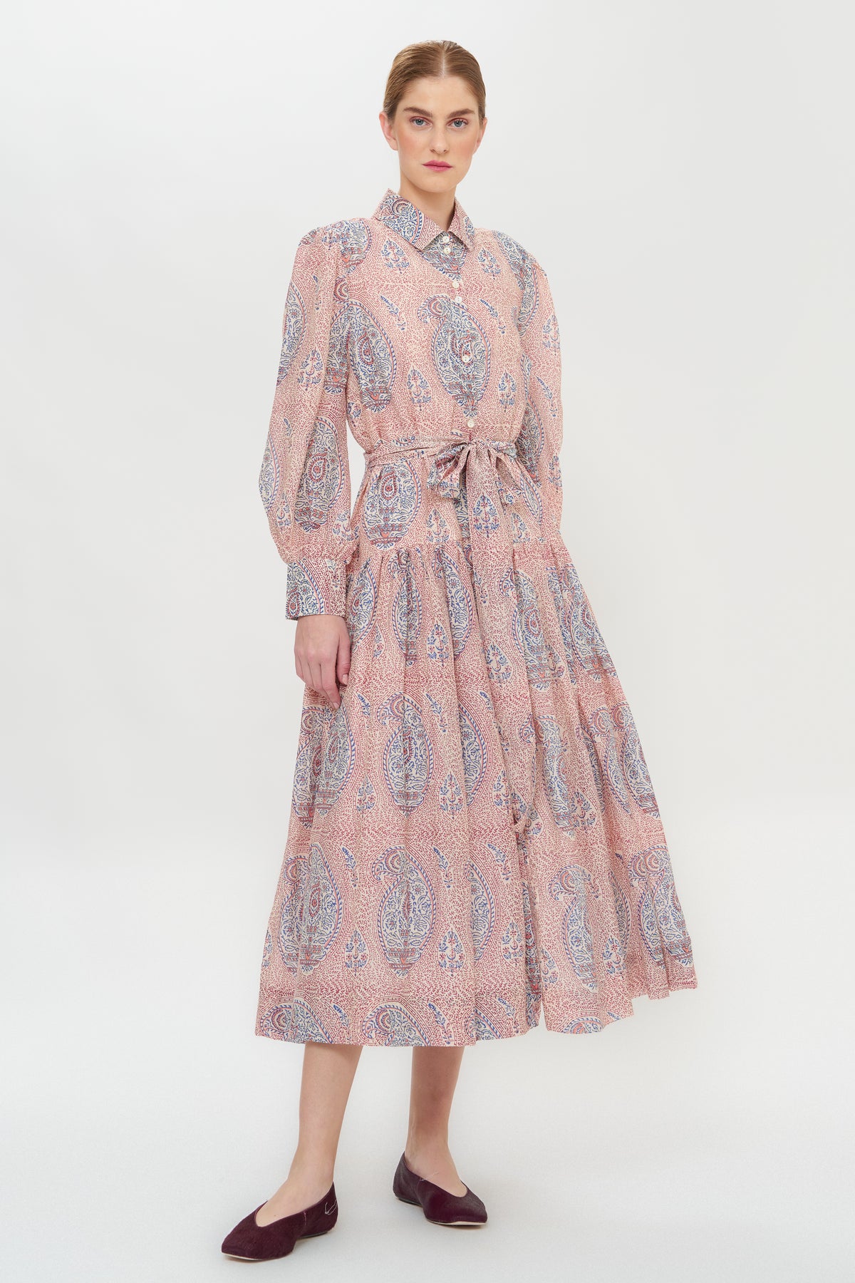 Nora Dress- Samode Wine