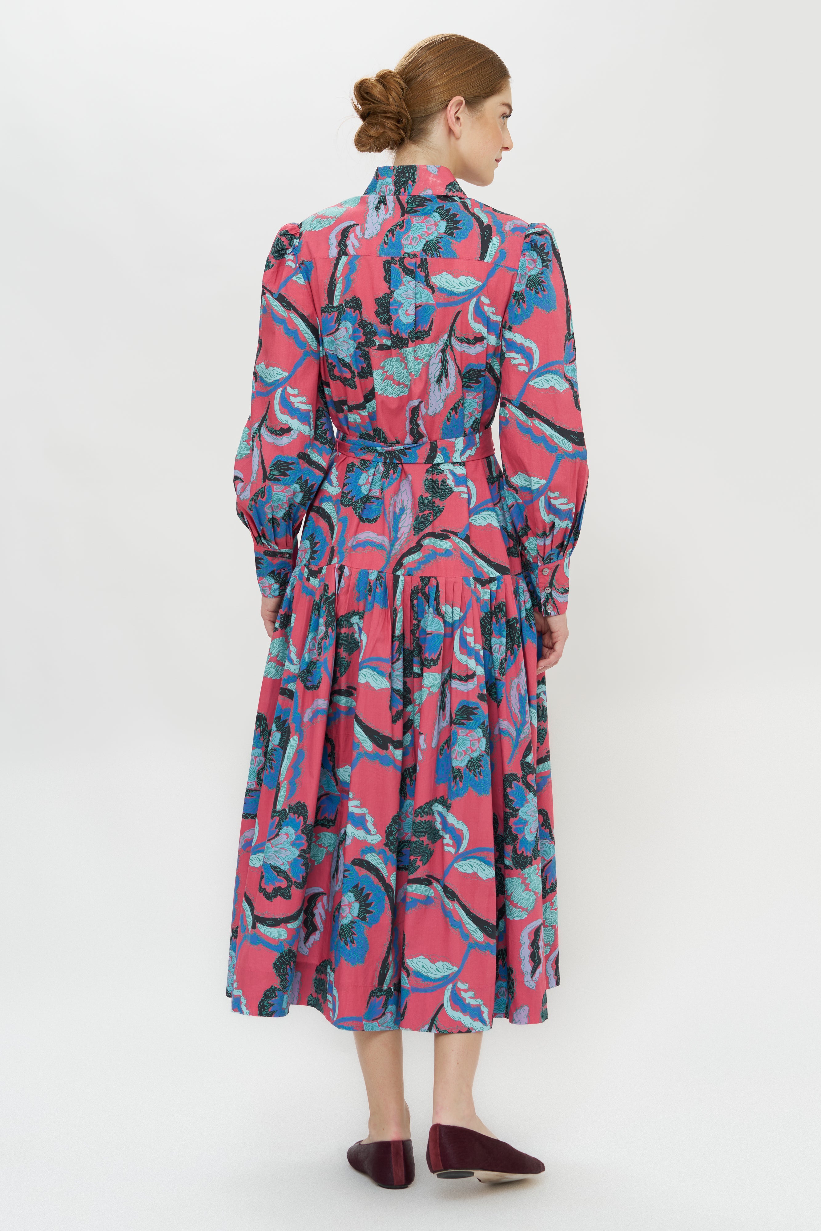 Nora Dress- Bergamo Cinnamon