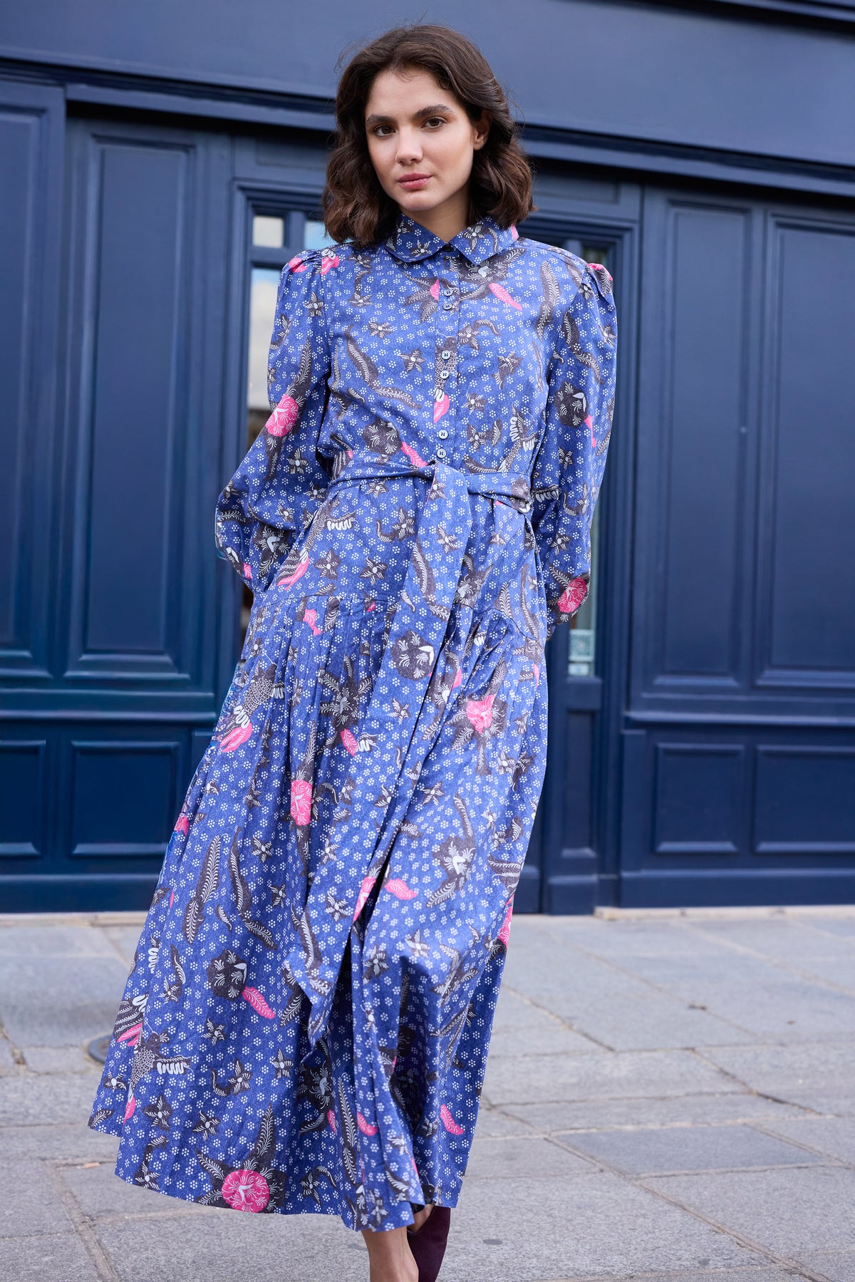 Nora Dress- Bali Navy