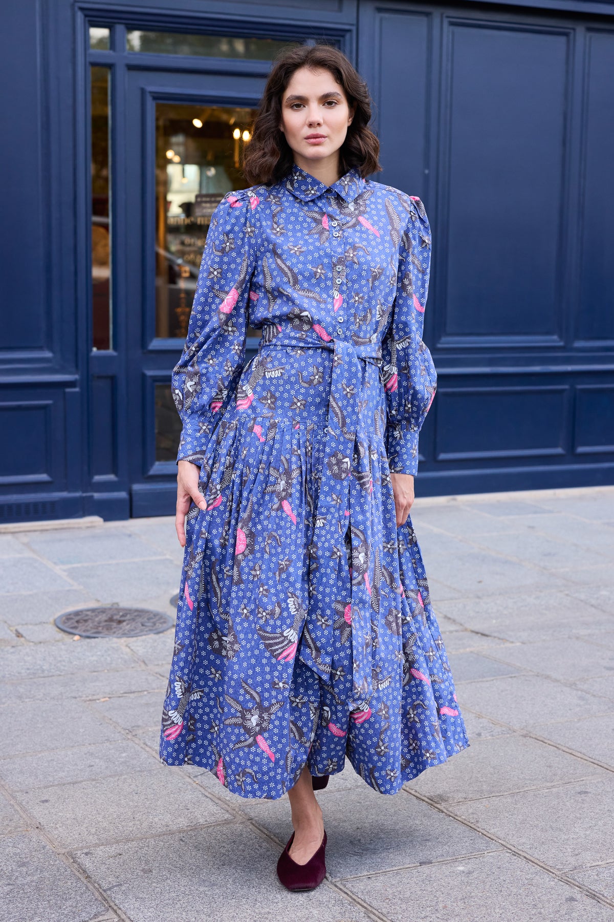 Nora Dress- Bali Navy