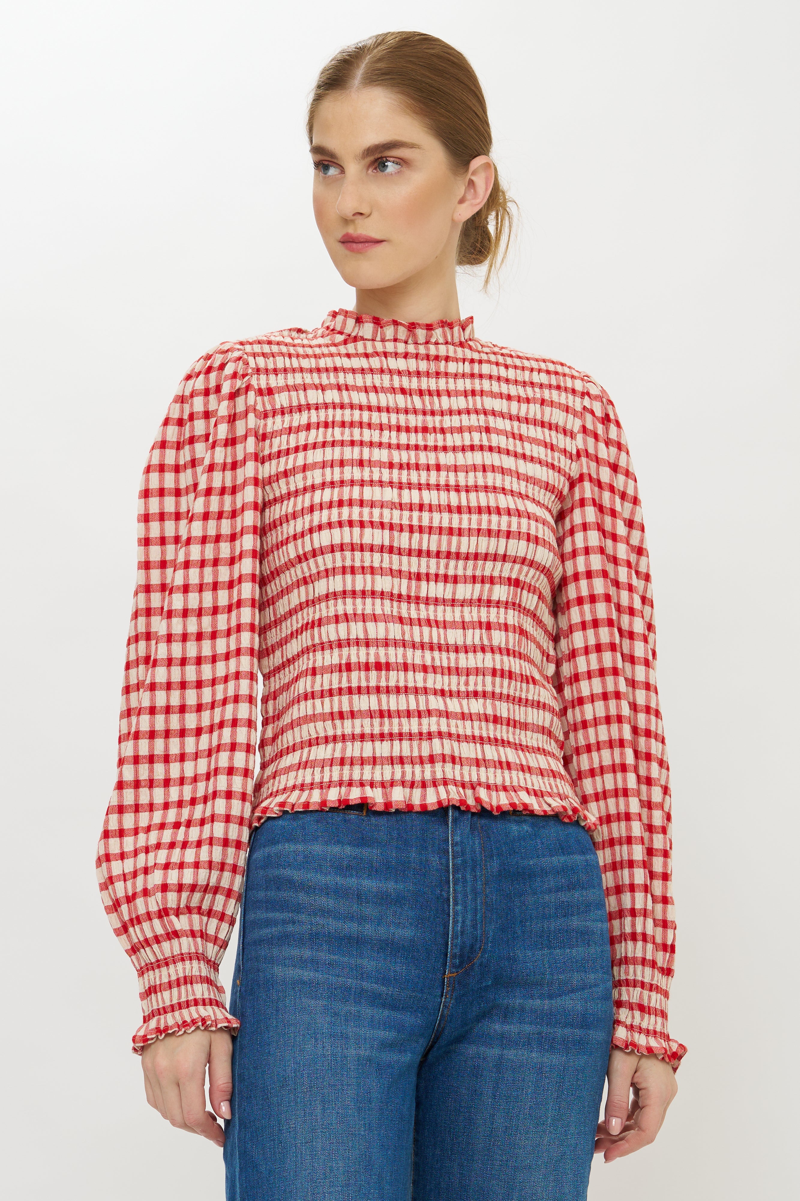 Willow Top- Antwerp Red