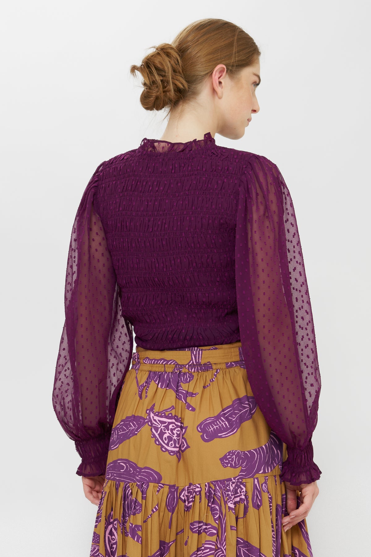 Willow Top- Geneva Plum