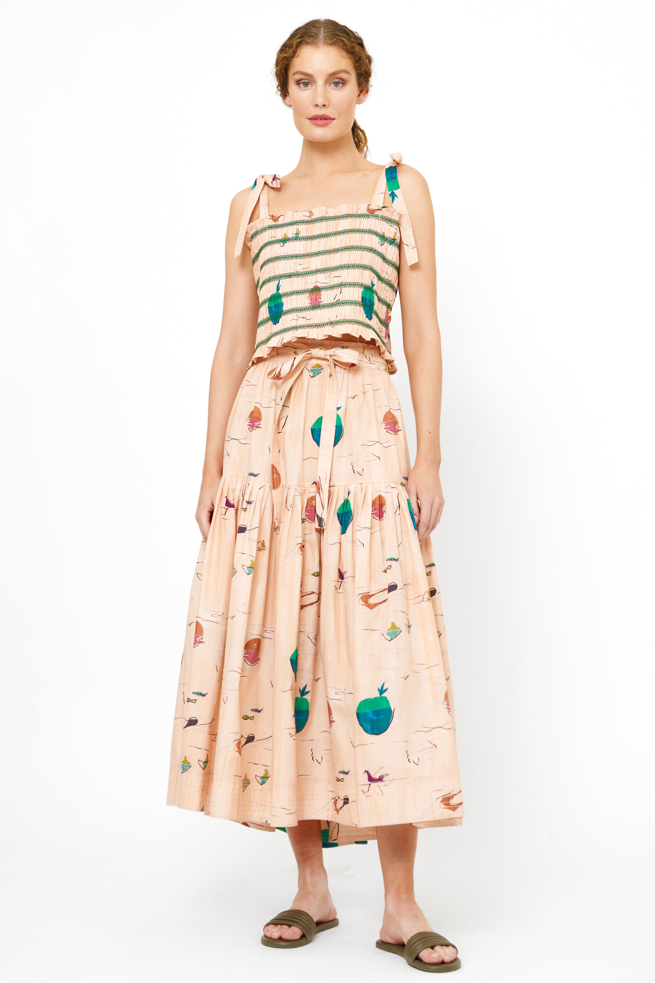 Ginny Skirt- Dip Green