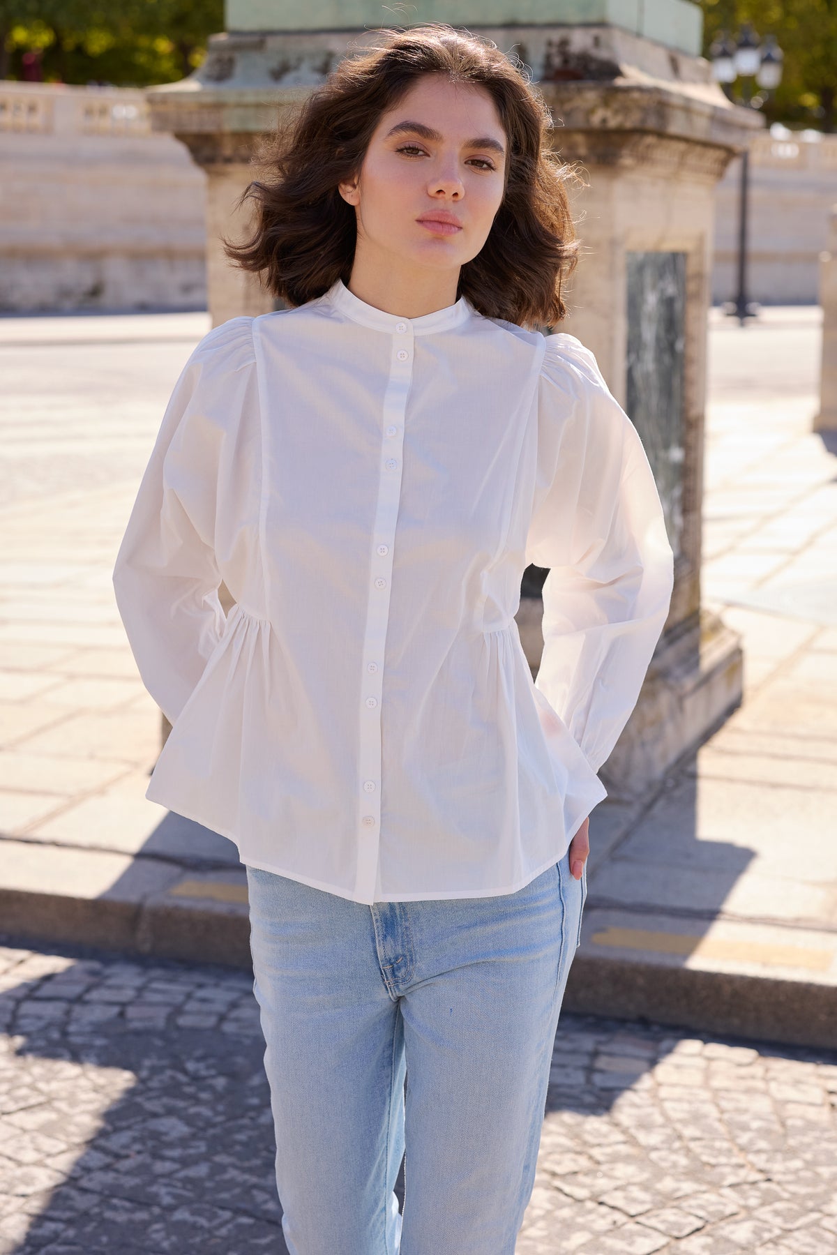 Avery Top- Hepburn Cloud