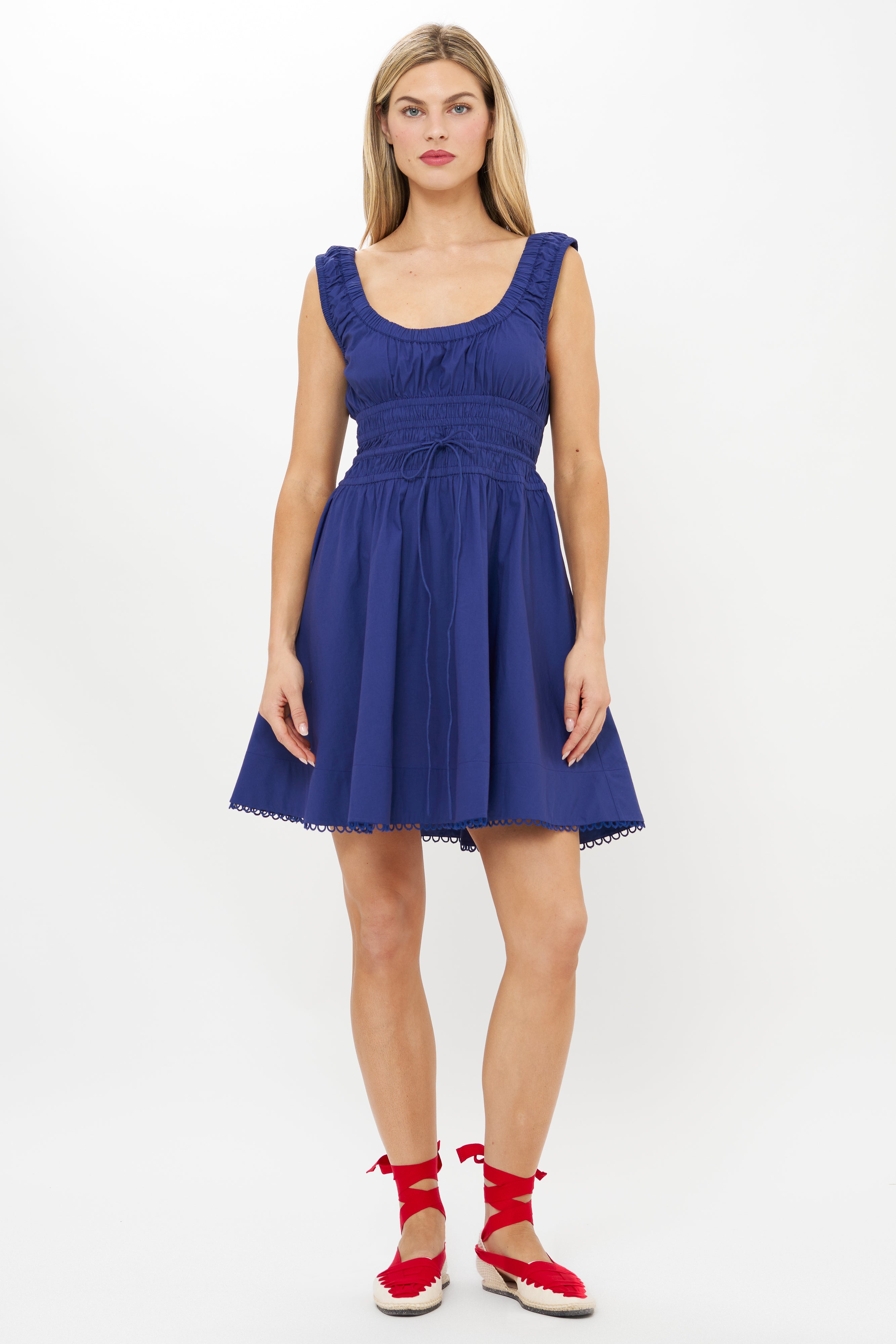 Harper Mini Dress- Tisbury Navy