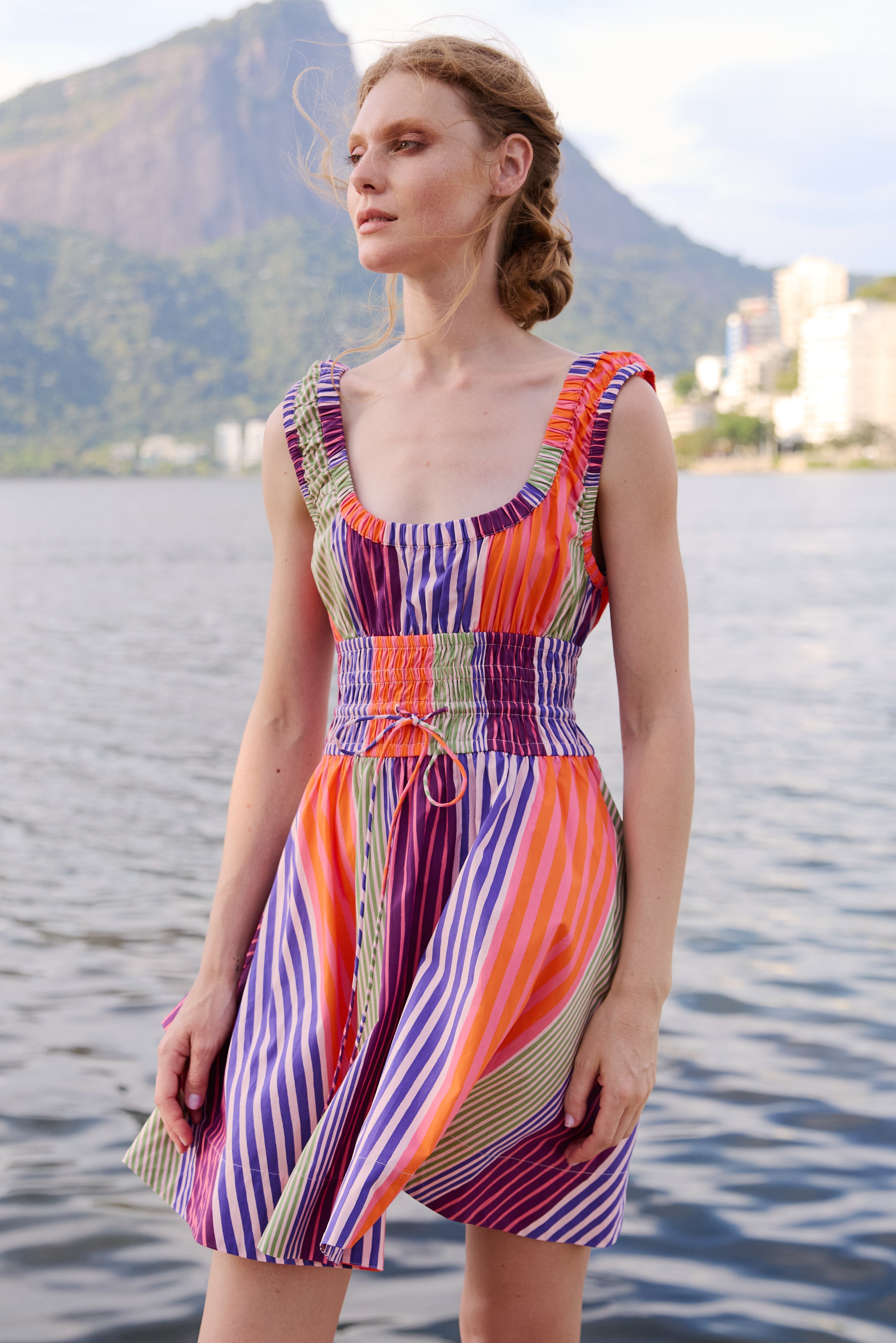 Harper Mini Dress- Wolcott Multi