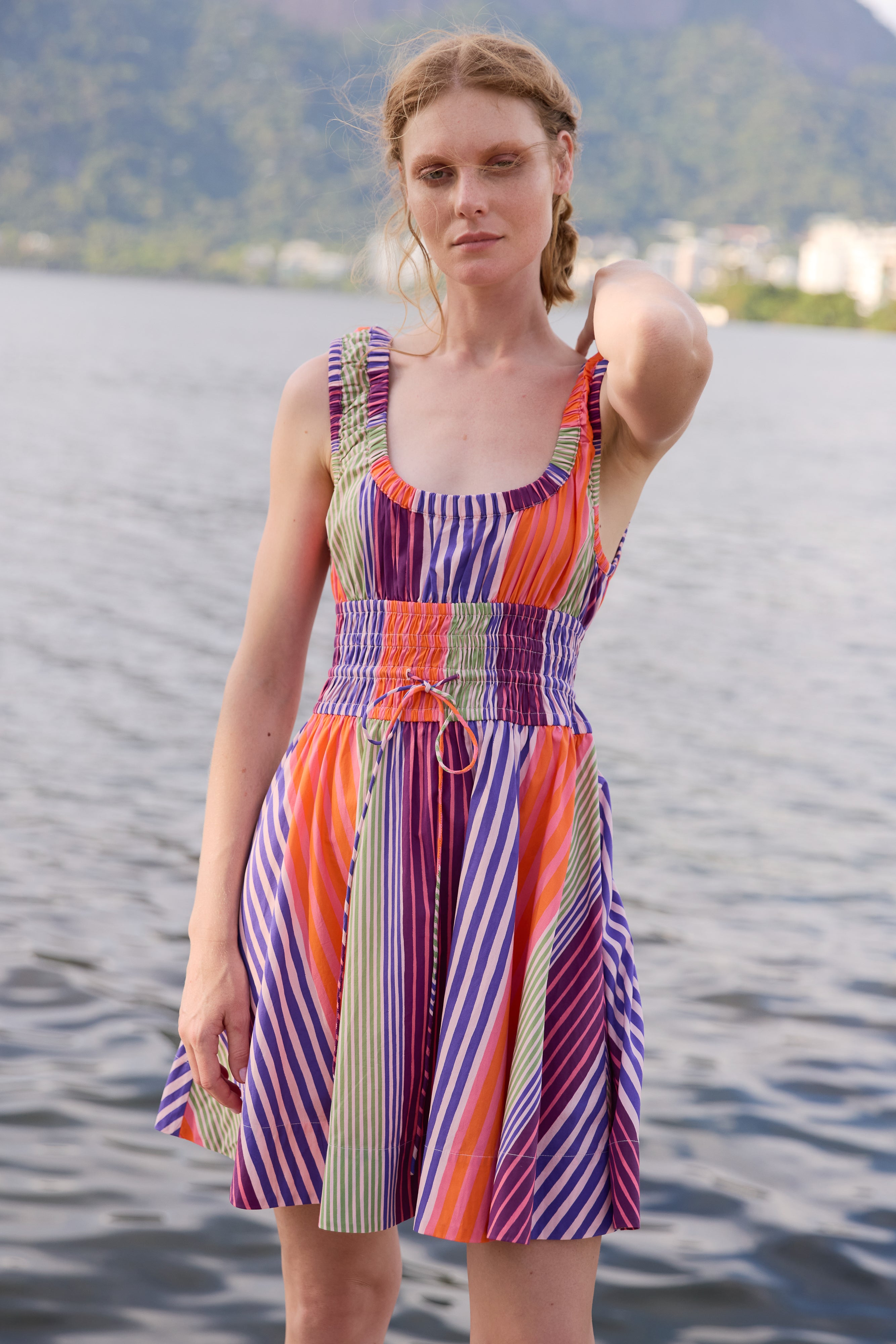 Harper Mini Dress- Wolcott Multi