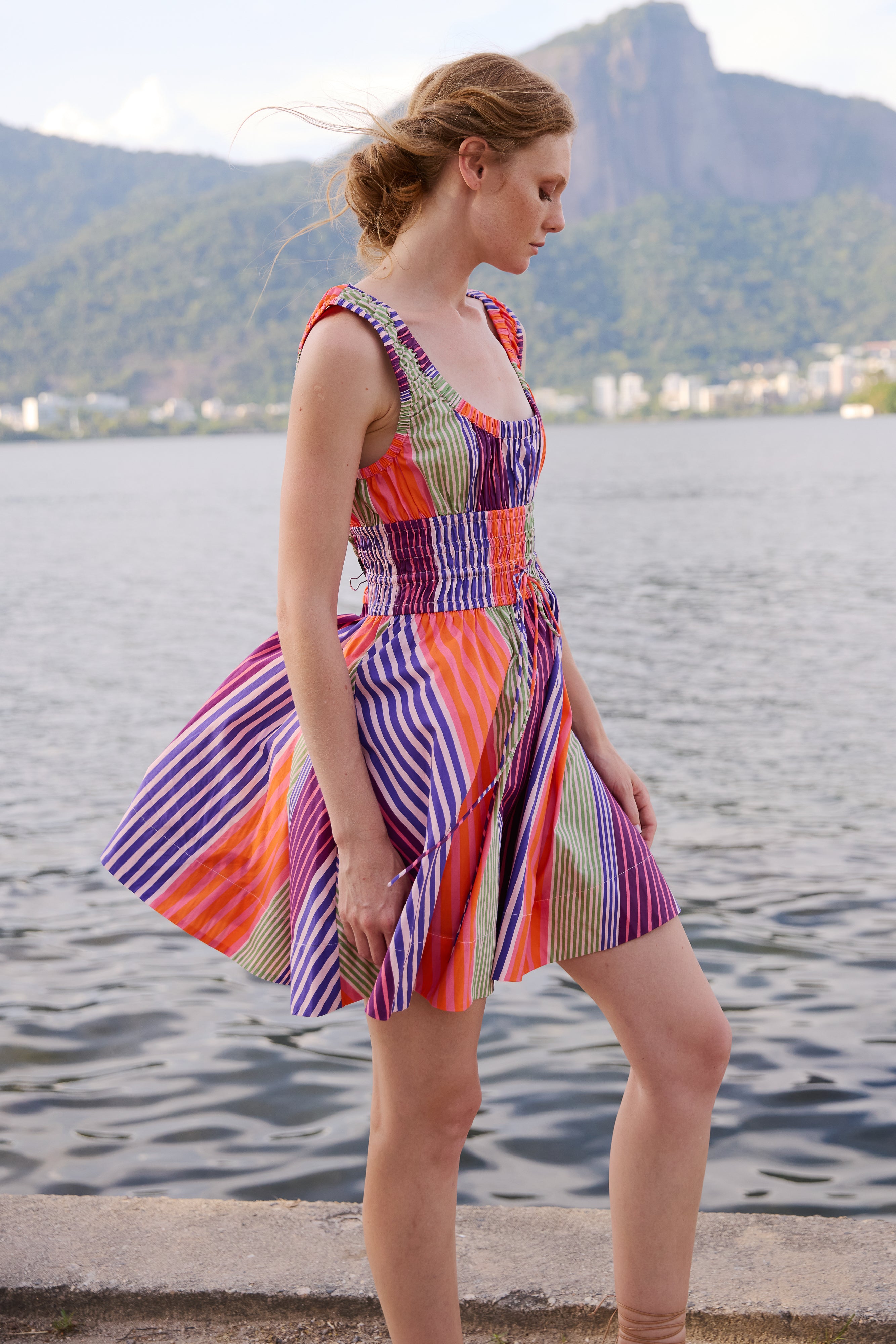 Harper Mini Dress- Wolcott Multi