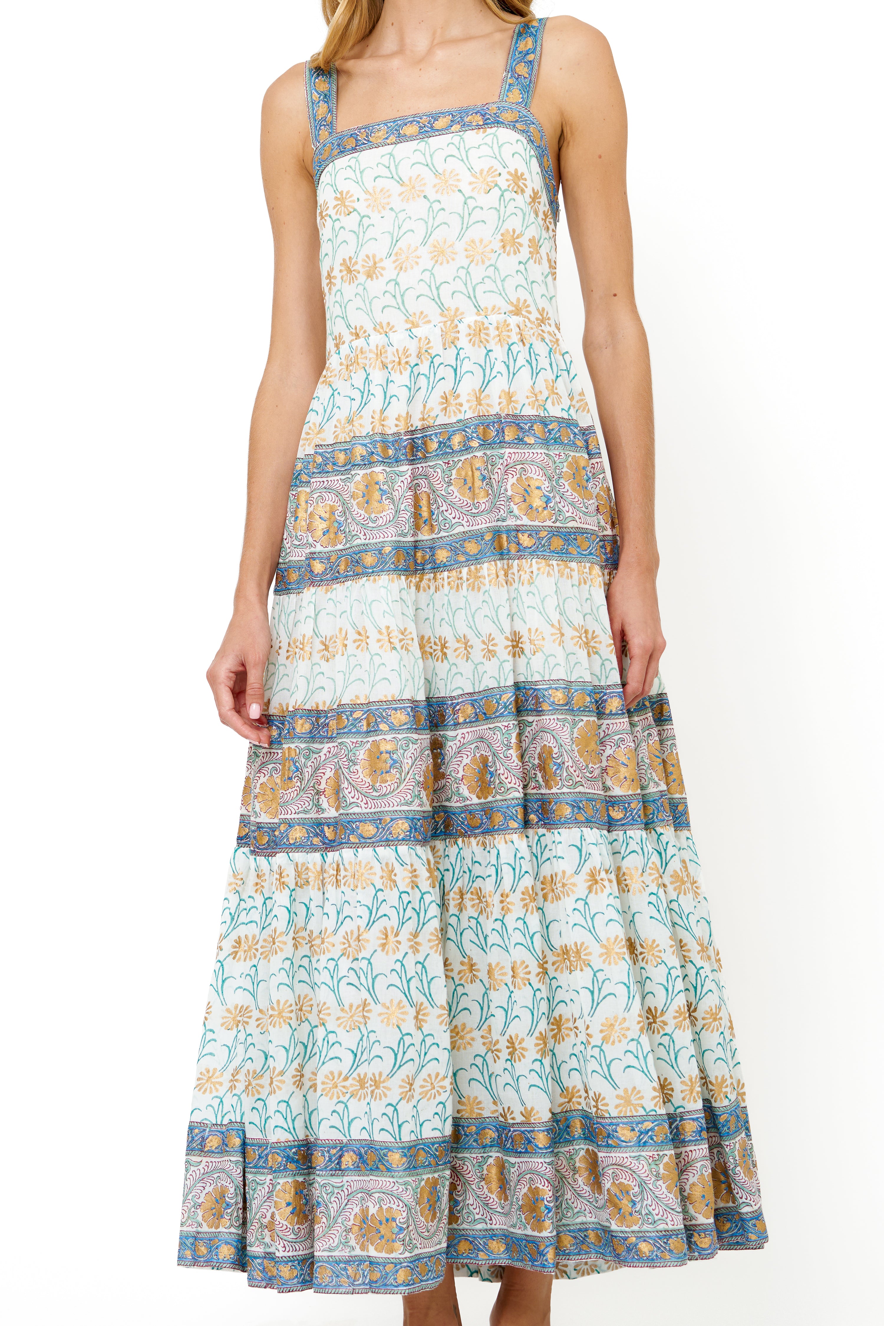 Strappy Maxi- Geneva Green