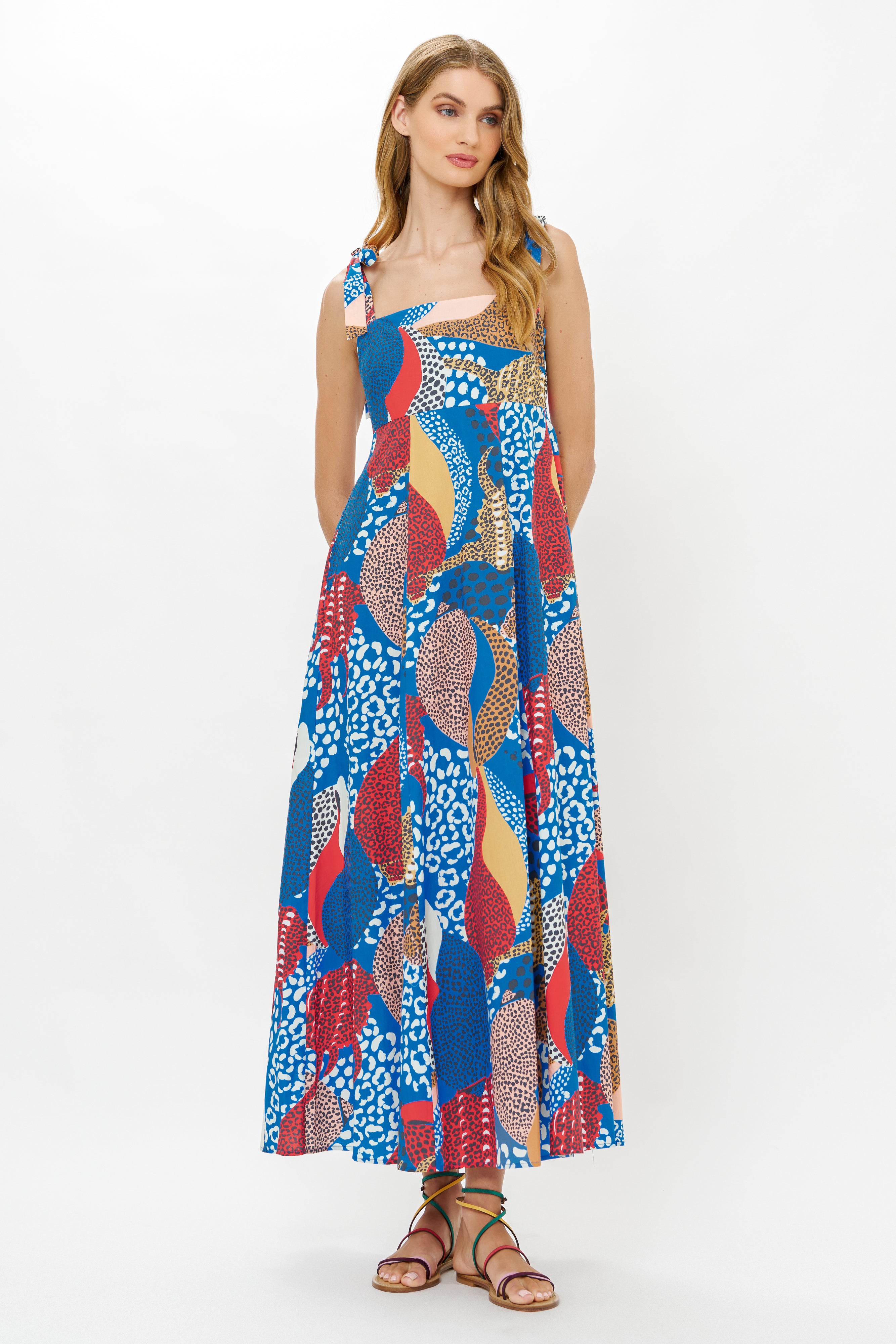 Delilah Dress- Nautilus Blue