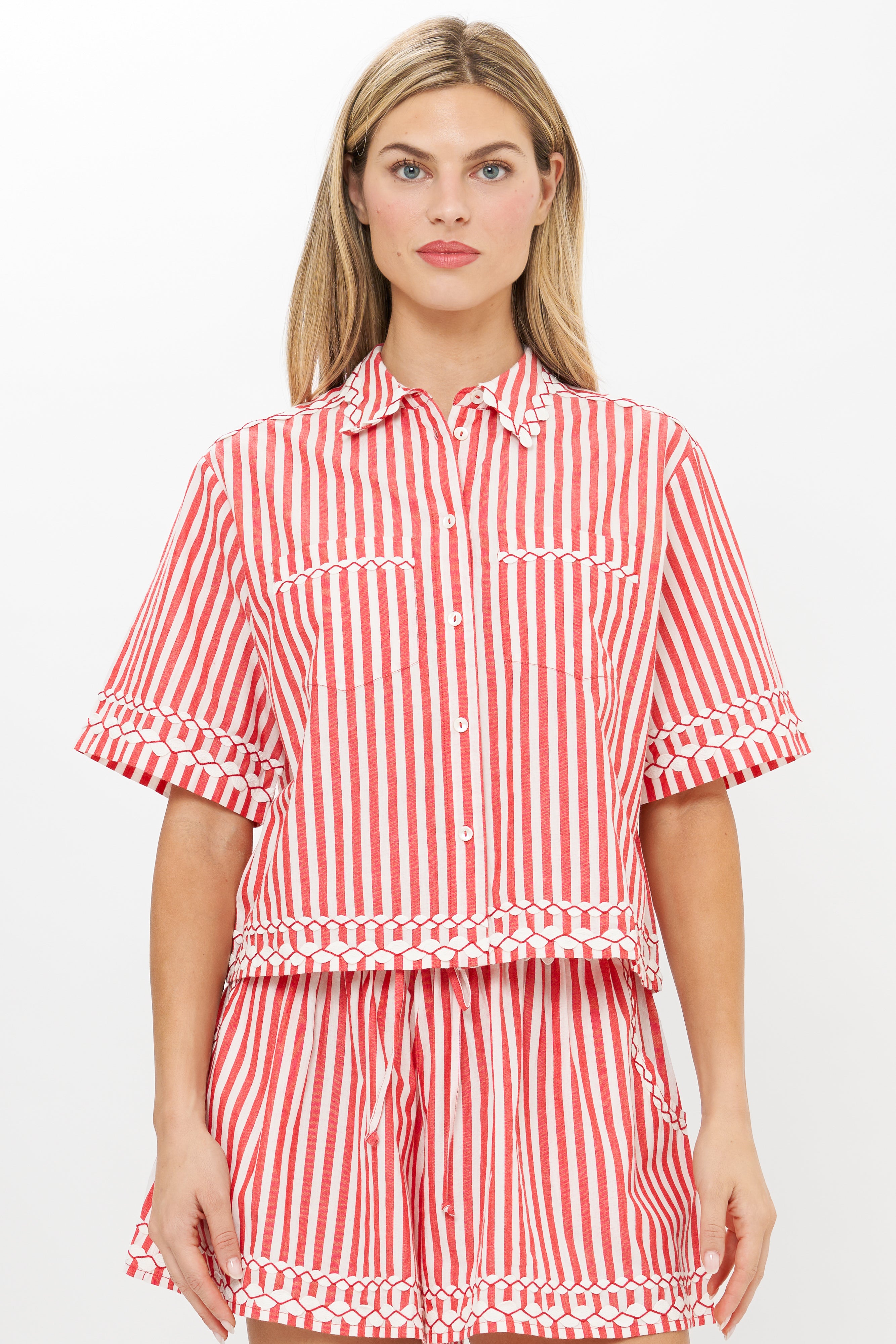 Parker Top- Sconset Red