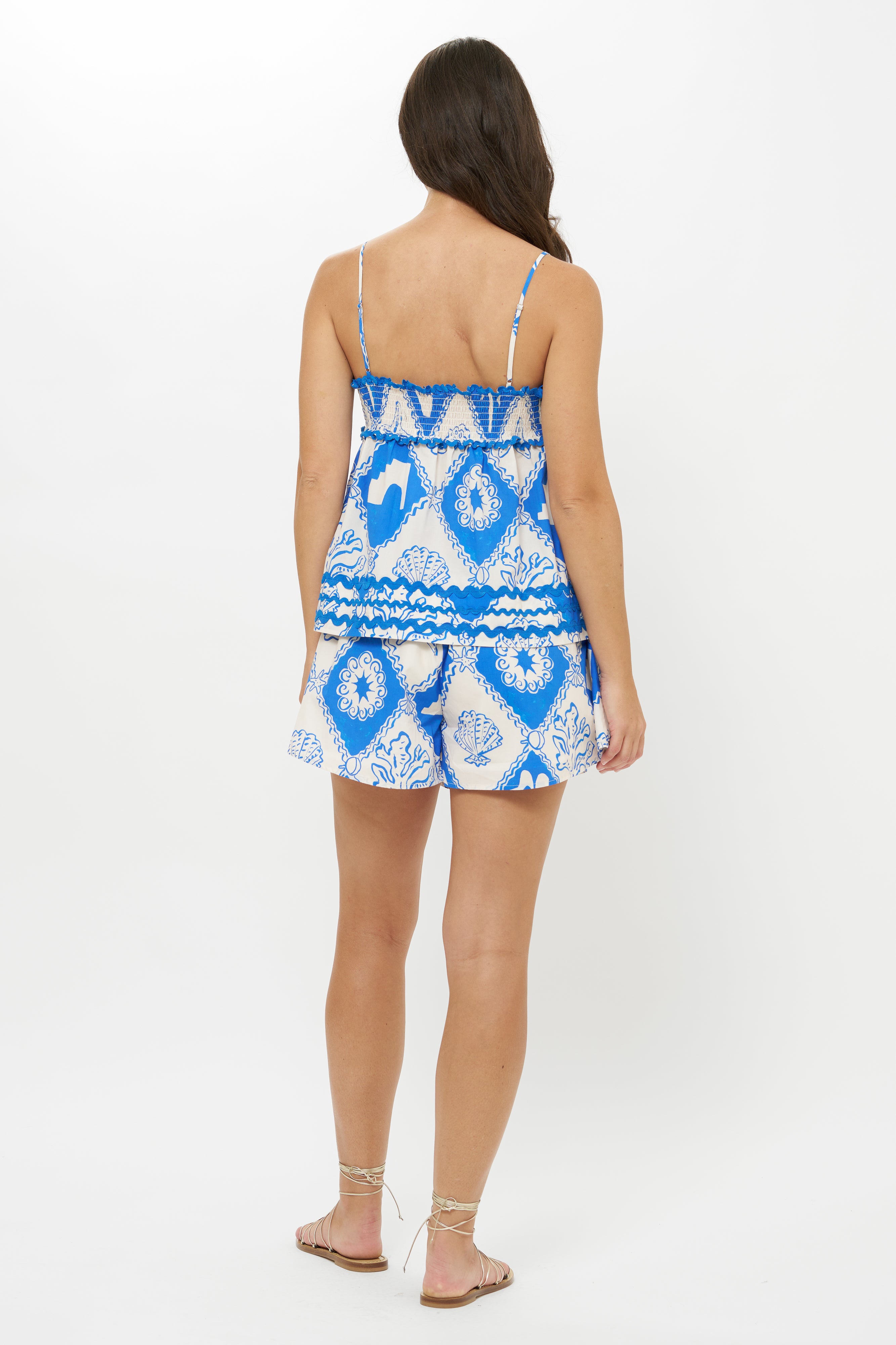 Sadie Top- Asterias Blue