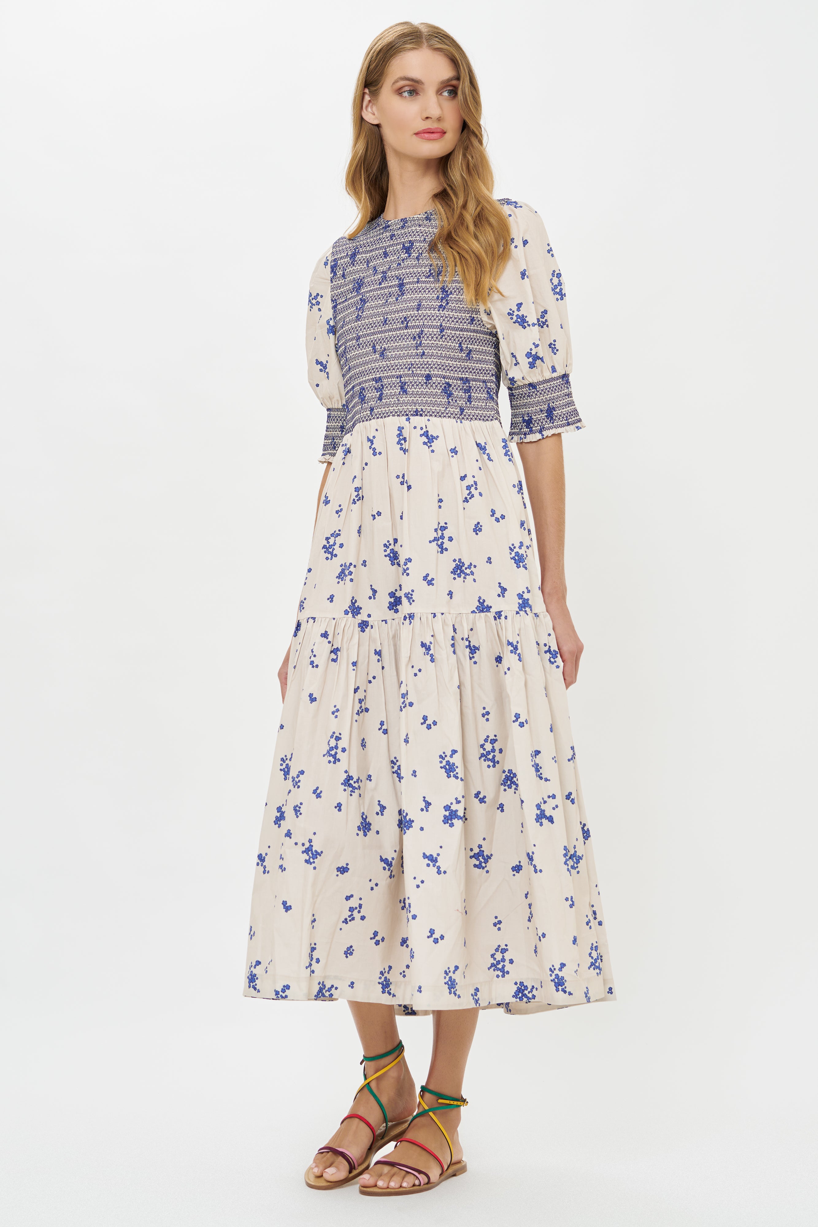 Quinn Dress- Alyssum Cream
