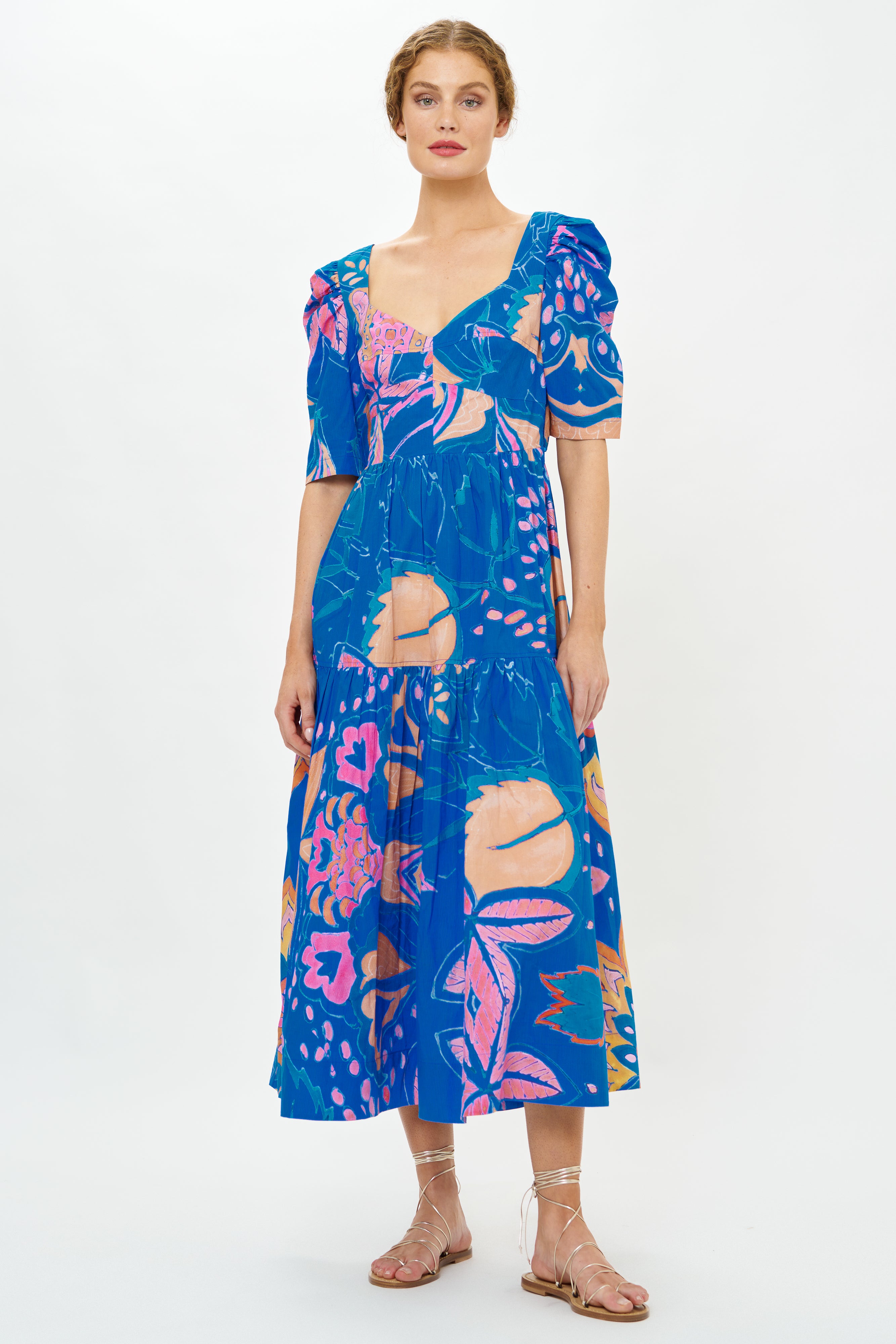 Savannah Dress- Antico Blue