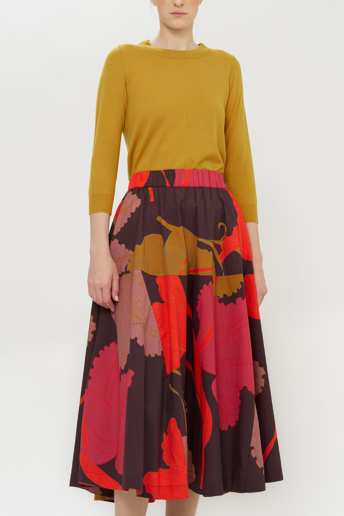 Olivia Skirt- Hague Brown