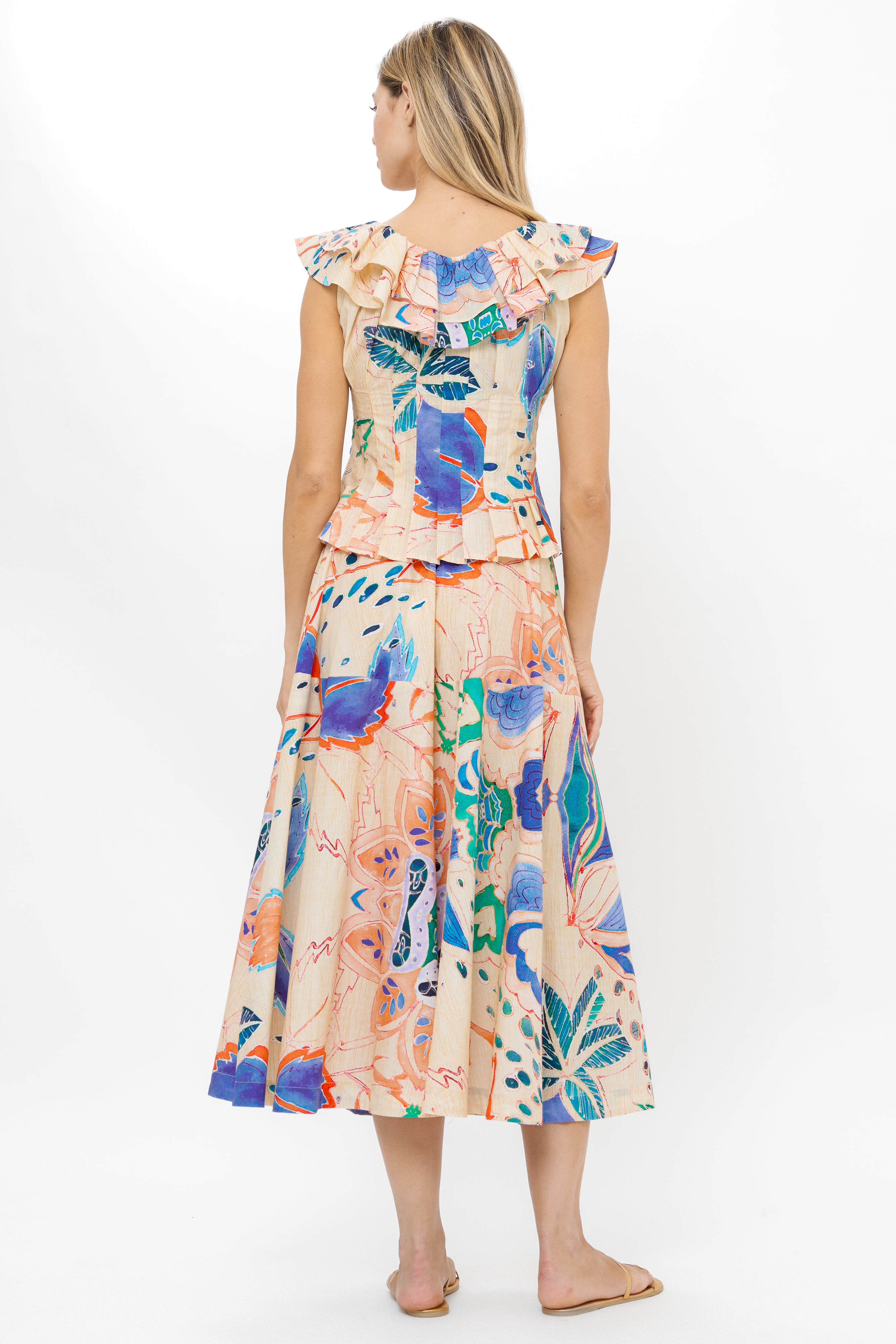 Olivia Skirt- Antico Cream