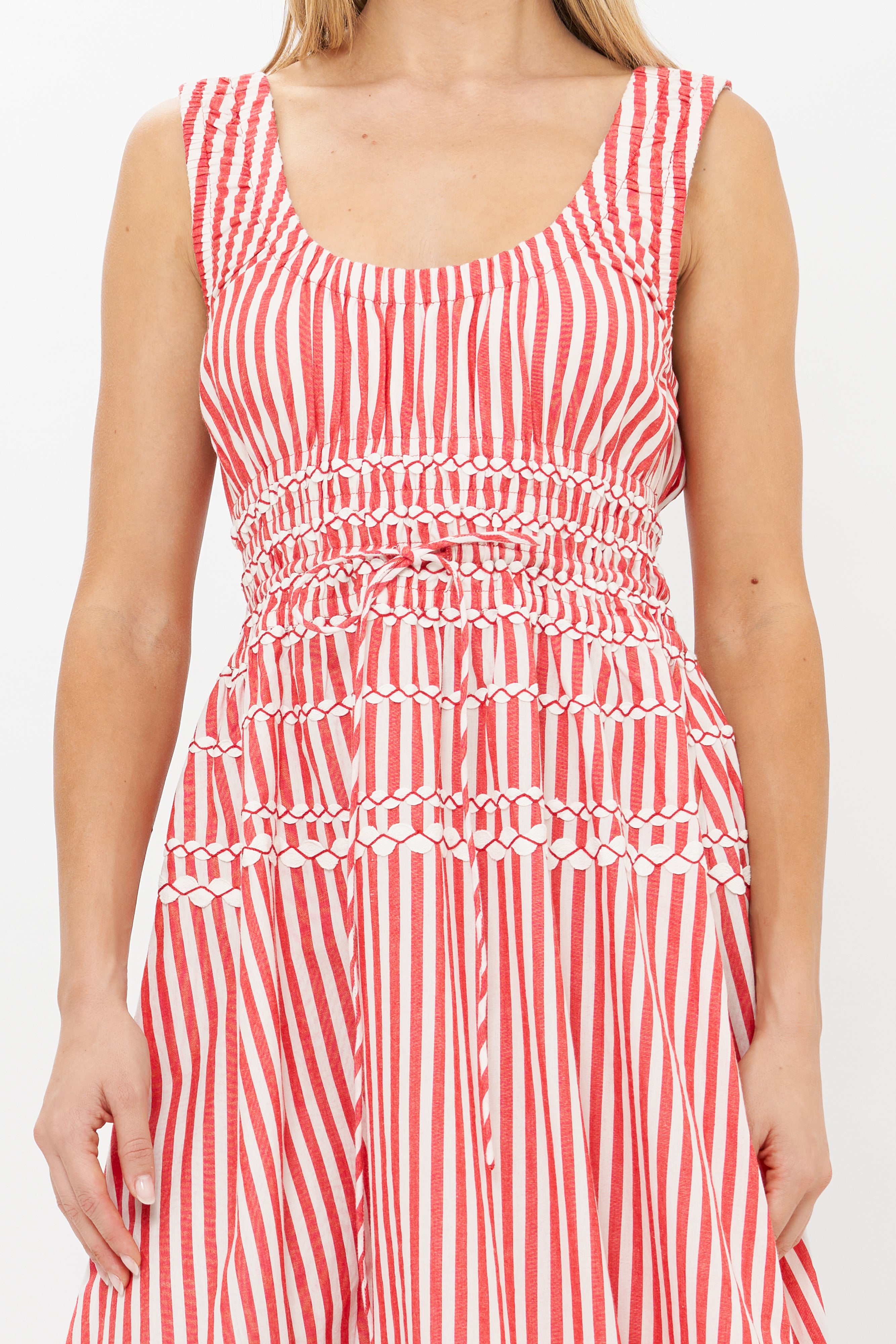 Harper Dress- Sconset Red