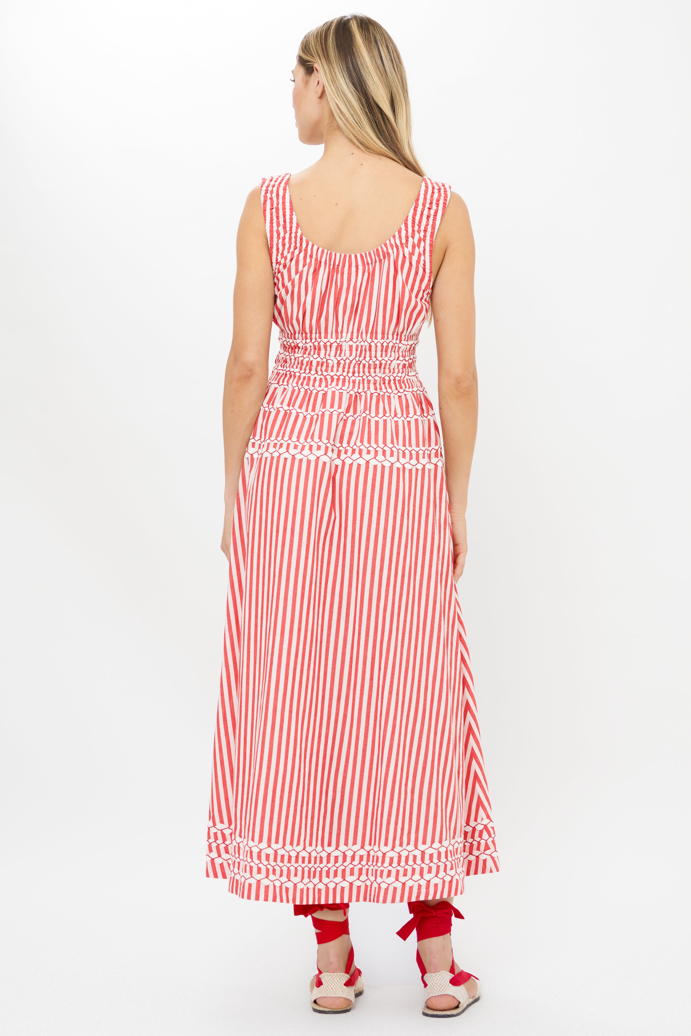 Harper Dress- Sconset Red