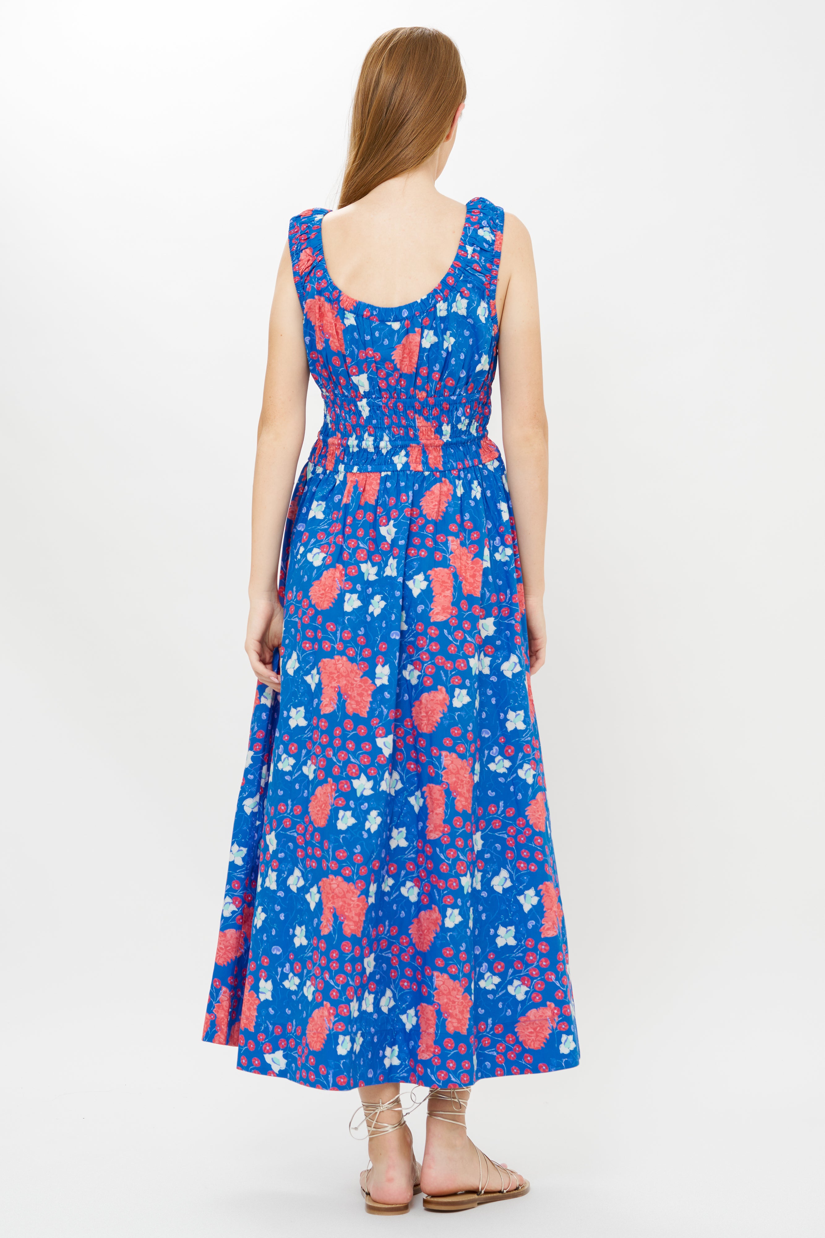 Harper Dress- Fleur Blue