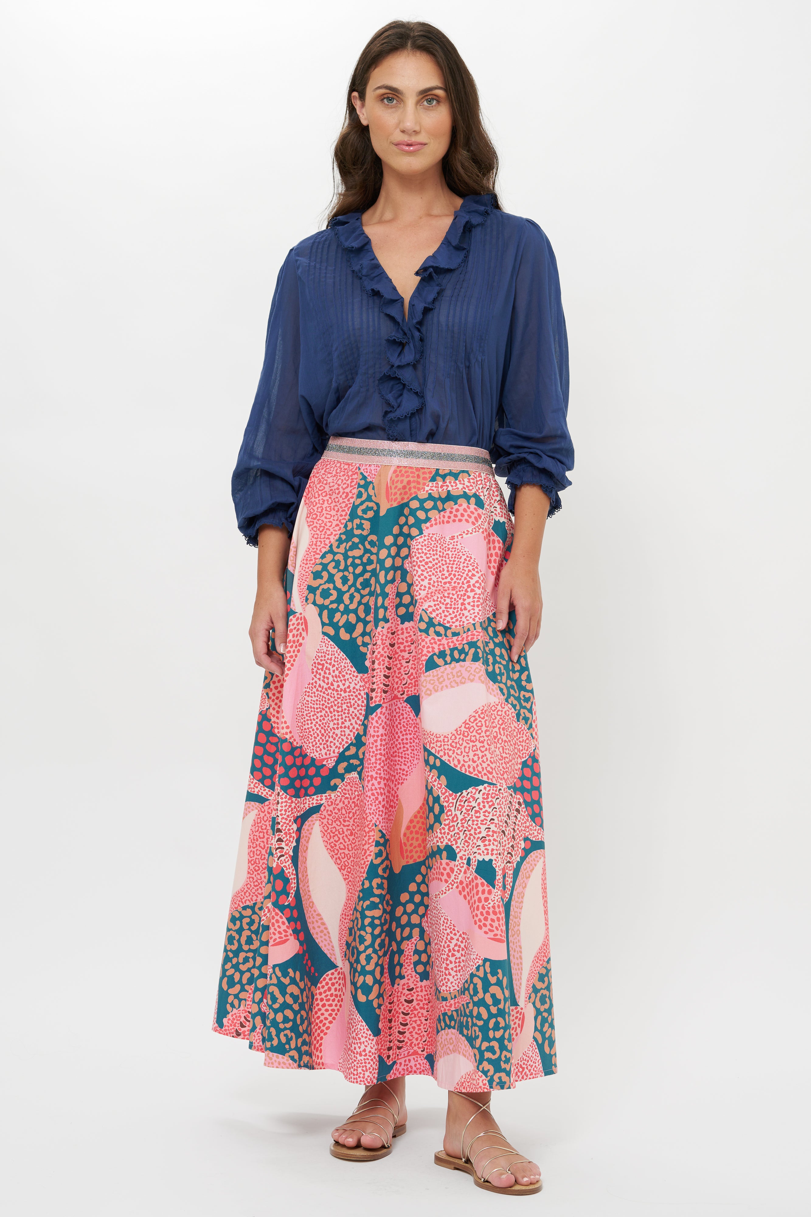 Swing Skirt- Nautilus Navy
