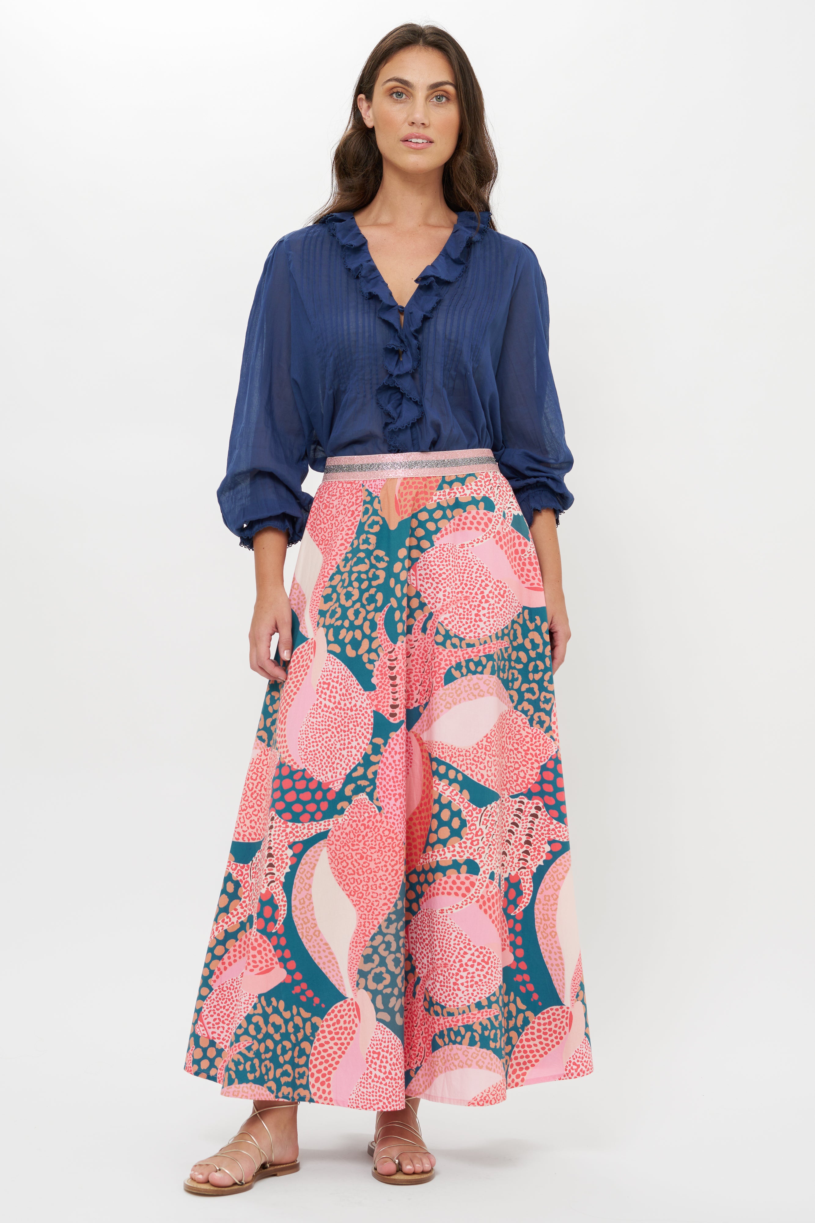 Swing Skirt- Nautilus Navy