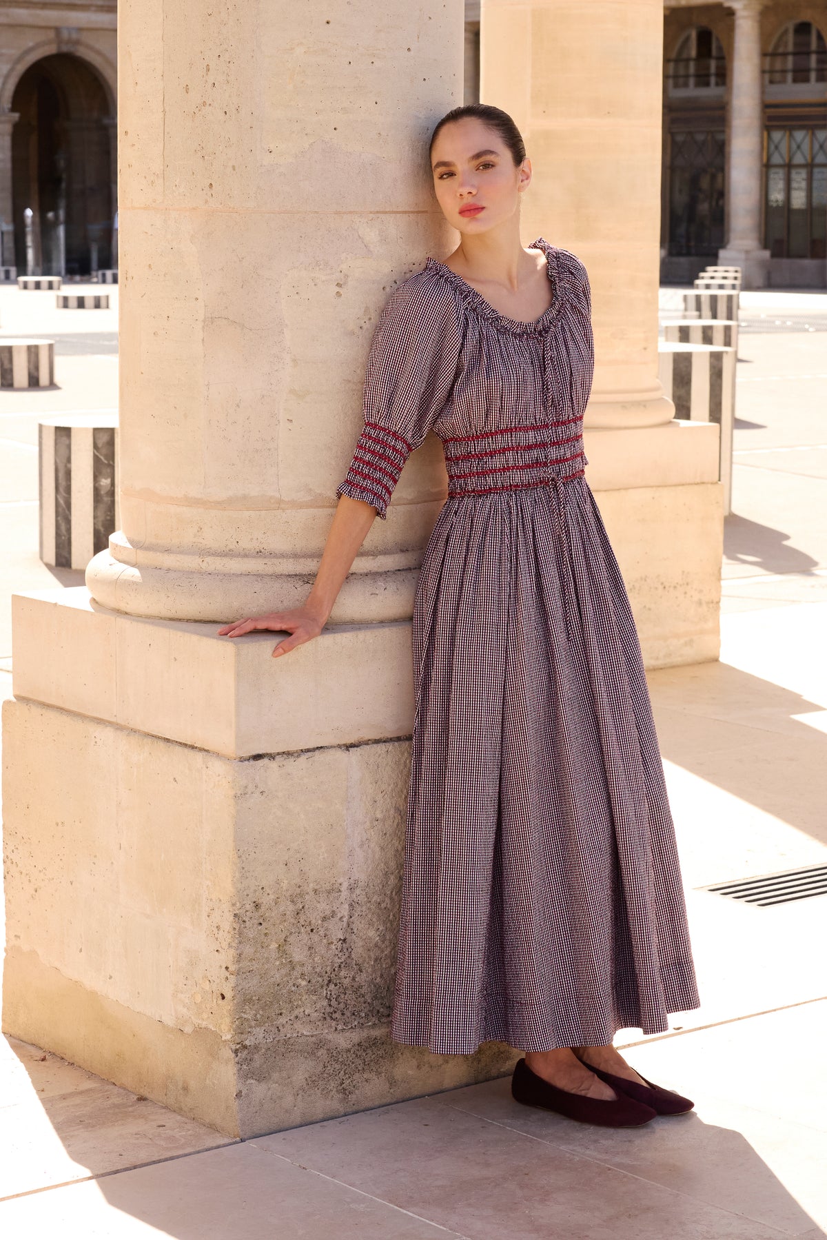 Emeline Dress- Lubeck Wine