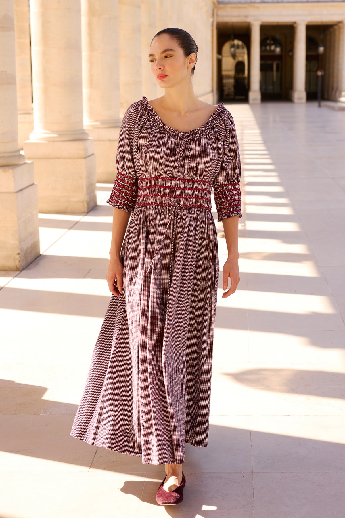 Emeline Dress- Lubeck Wine