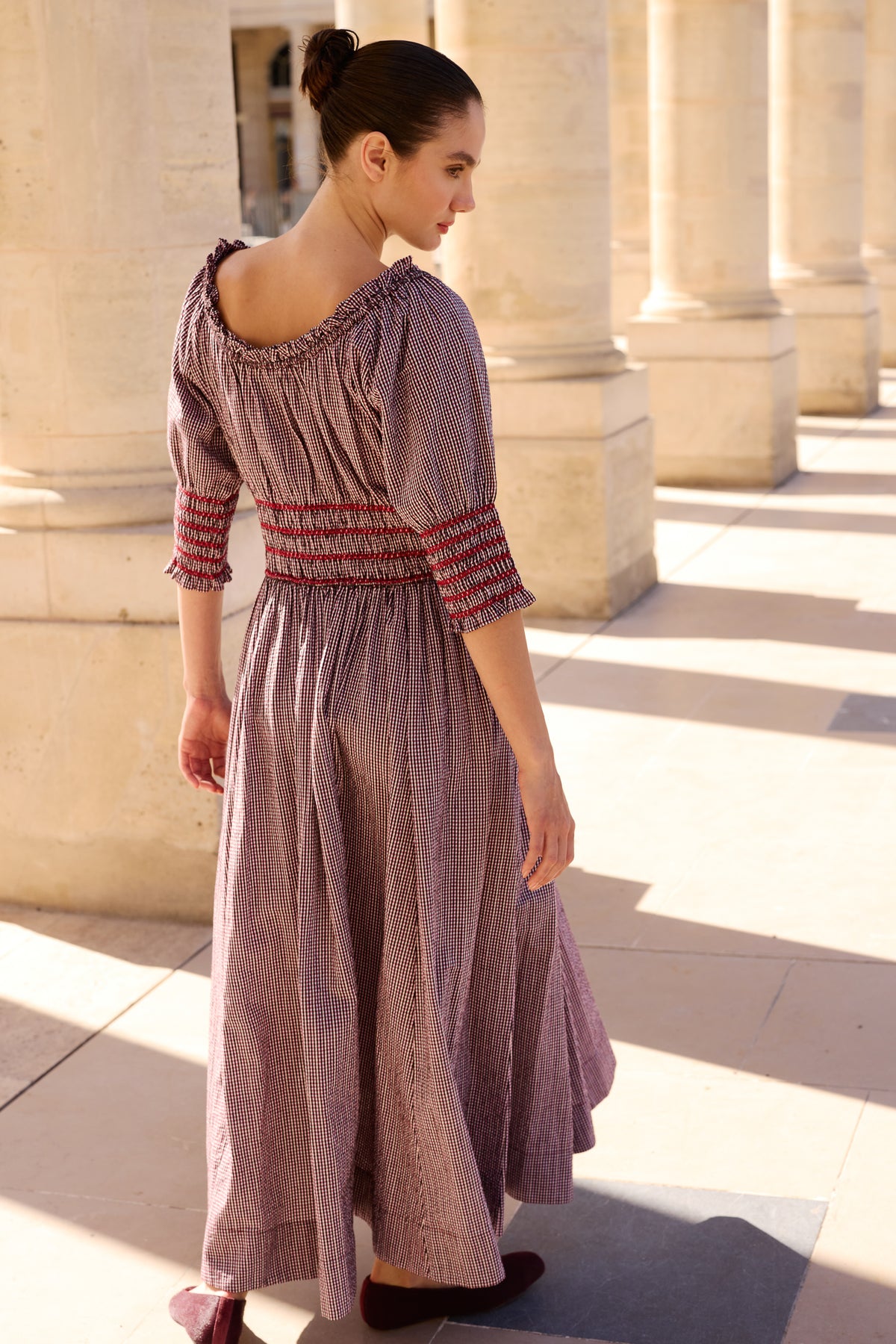 Emeline Dress- Lubeck Wine