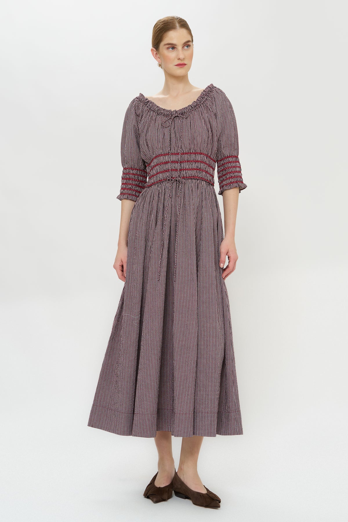 Emeline Dress- Lubeck Wine