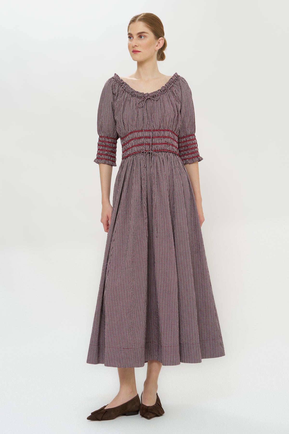 Emeline Dress- Lubeck Wine