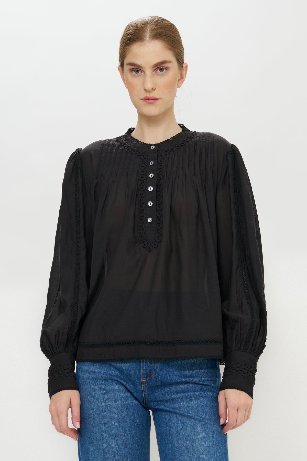 Cordelia Top-Hepburn Black