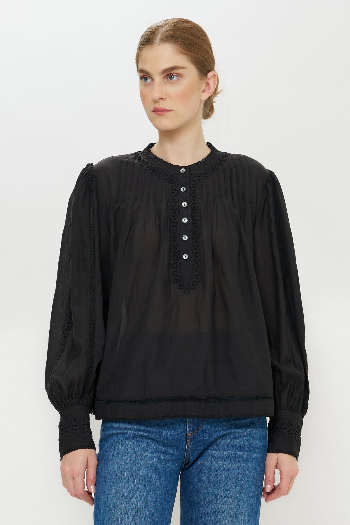 Cordelia Top-Hepburn Black