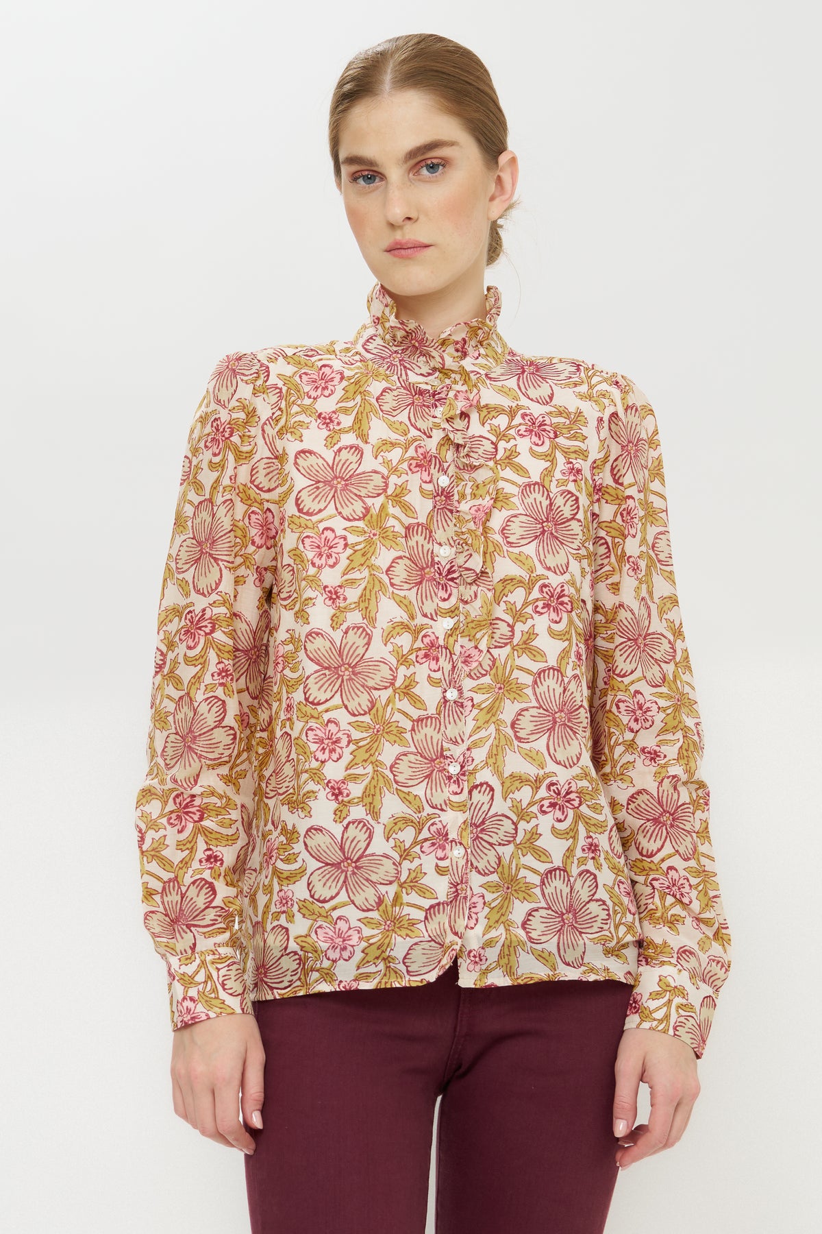 Romy Blouse- Linz Plum