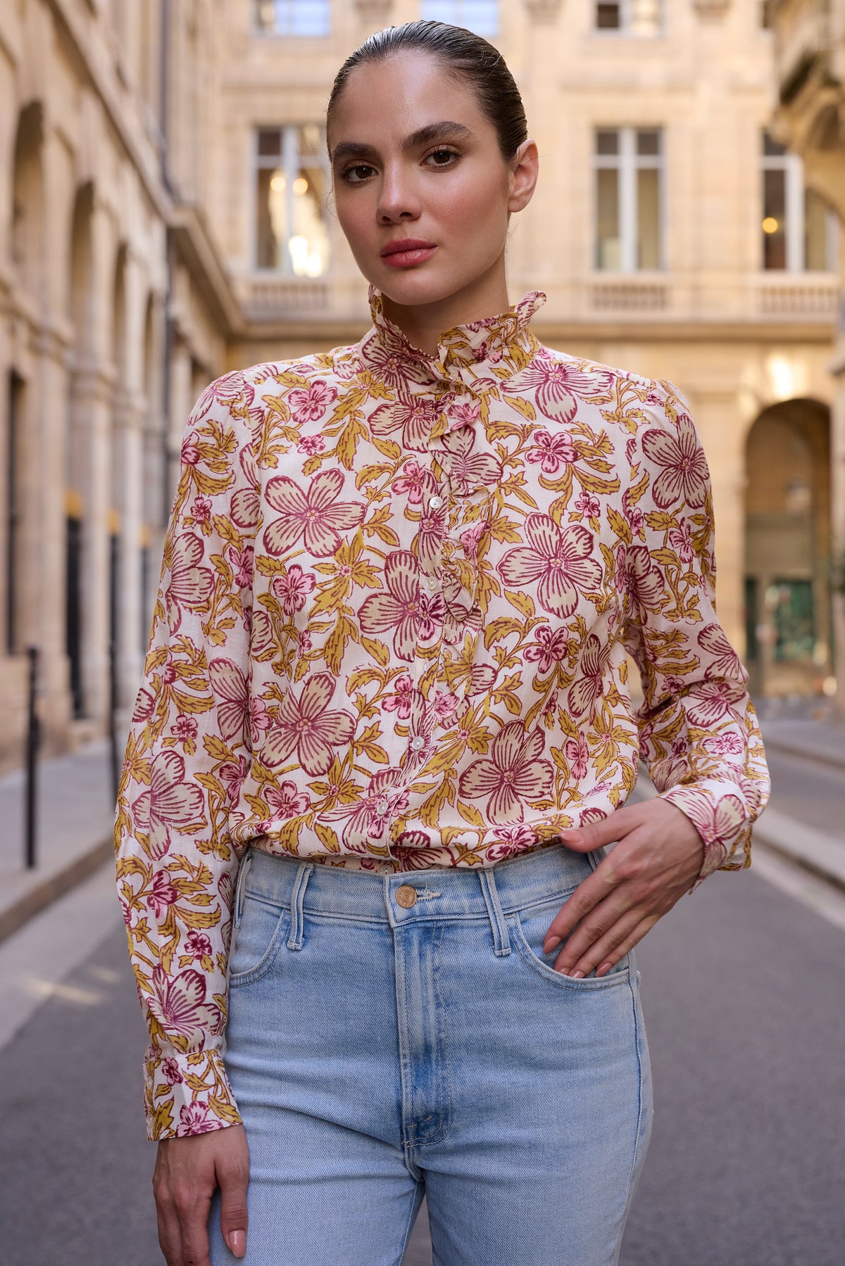 Romy Blouse- Linz Plum
