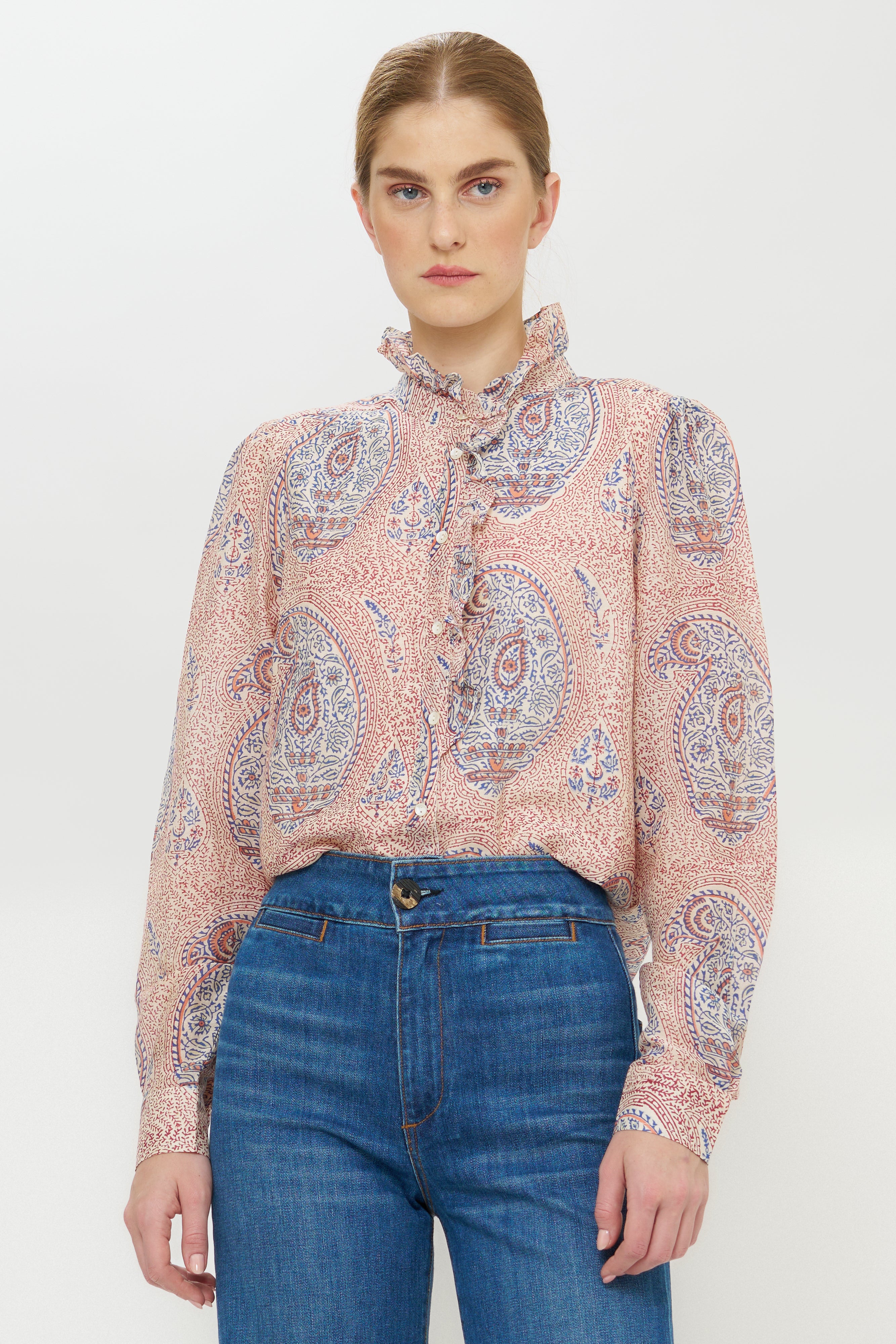 Romy Blouse- Samode Wine