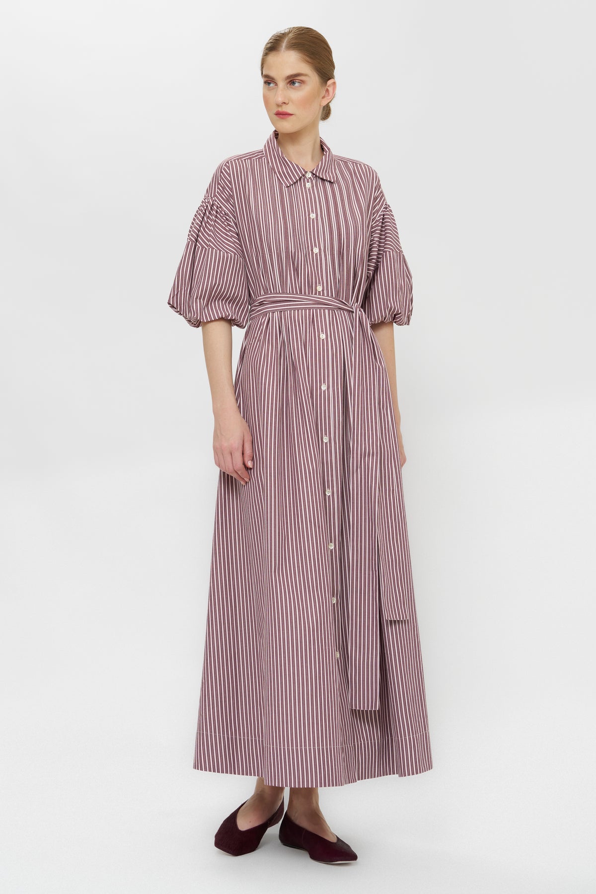 Serena Dress- Bremen Brown