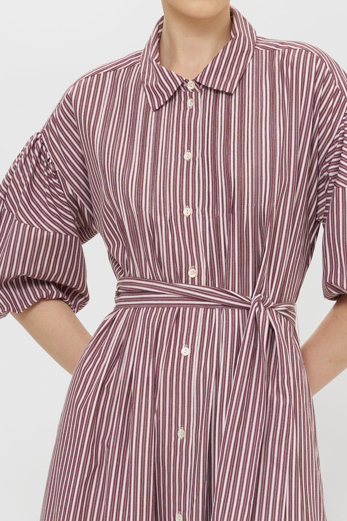 Serena Dress- Bremen Brown
