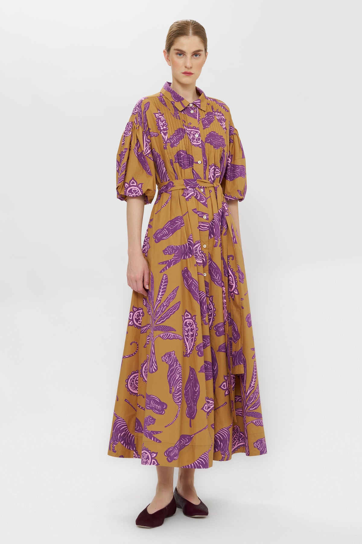 Serena Dress- Bengal Toffee