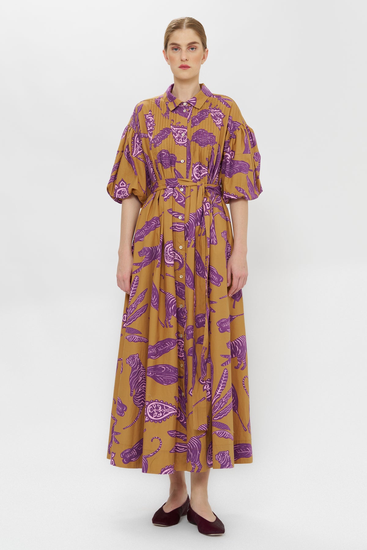 Serena Dress- Bengal Toffee